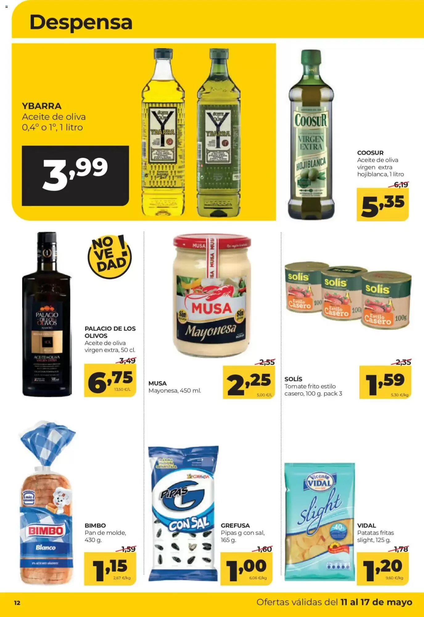Folleto promocional de Alimerka válido desde el 11/05/2026 - Página 12.