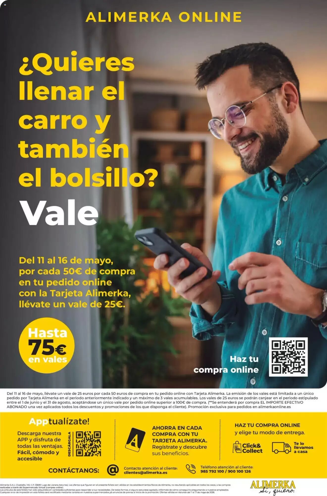 Folleto promocional de Alimerka válido desde el 11/05/2026 - Página 17.