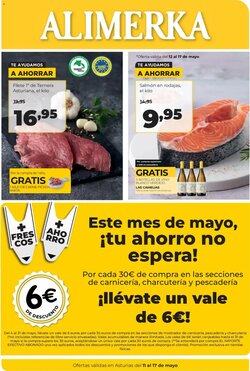 Folleto promocional de Alimerka válido desde el 11/05/2026