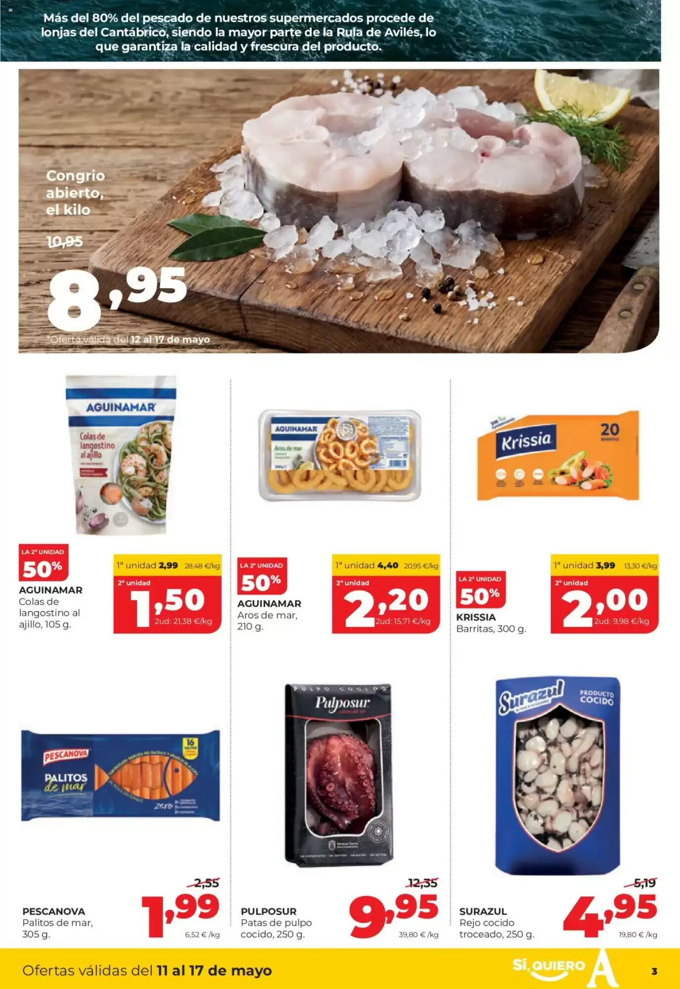Folleto promocional de Alimerka válido desde el 11/05/2026 - Página 3.