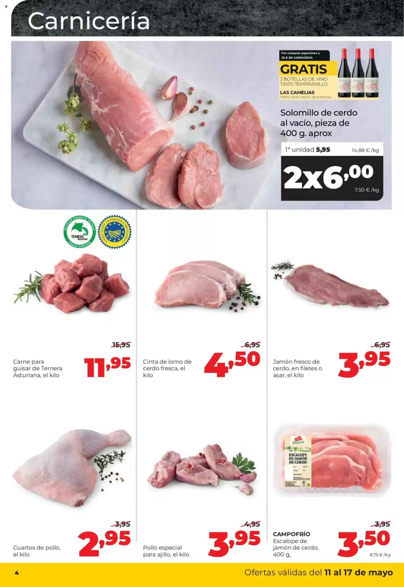 Folleto promocional de Alimerka válido desde el 11/05/2026 - Página 4.