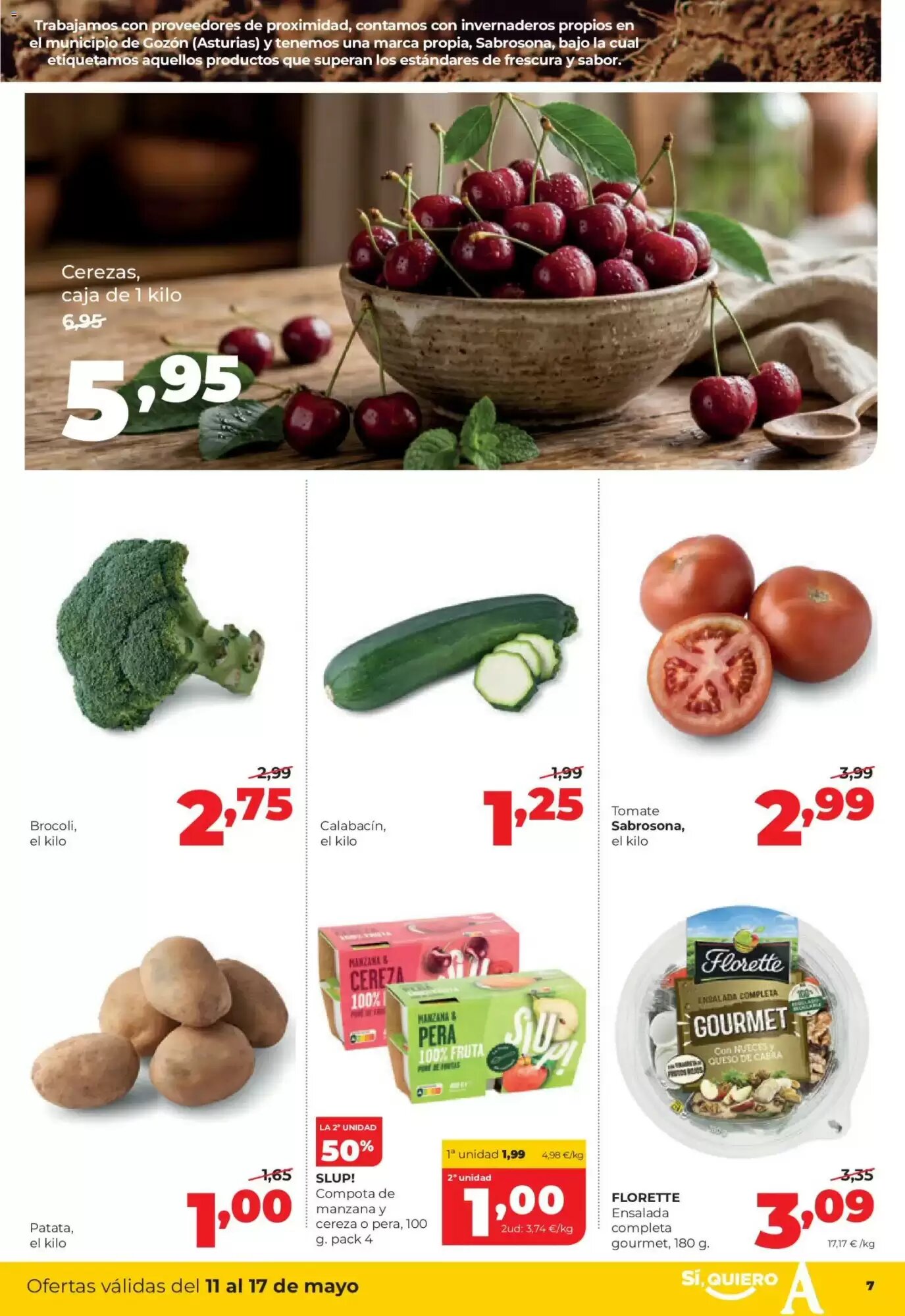 Folleto promocional de Alimerka válido desde el 11/05/2026 - Página 7.