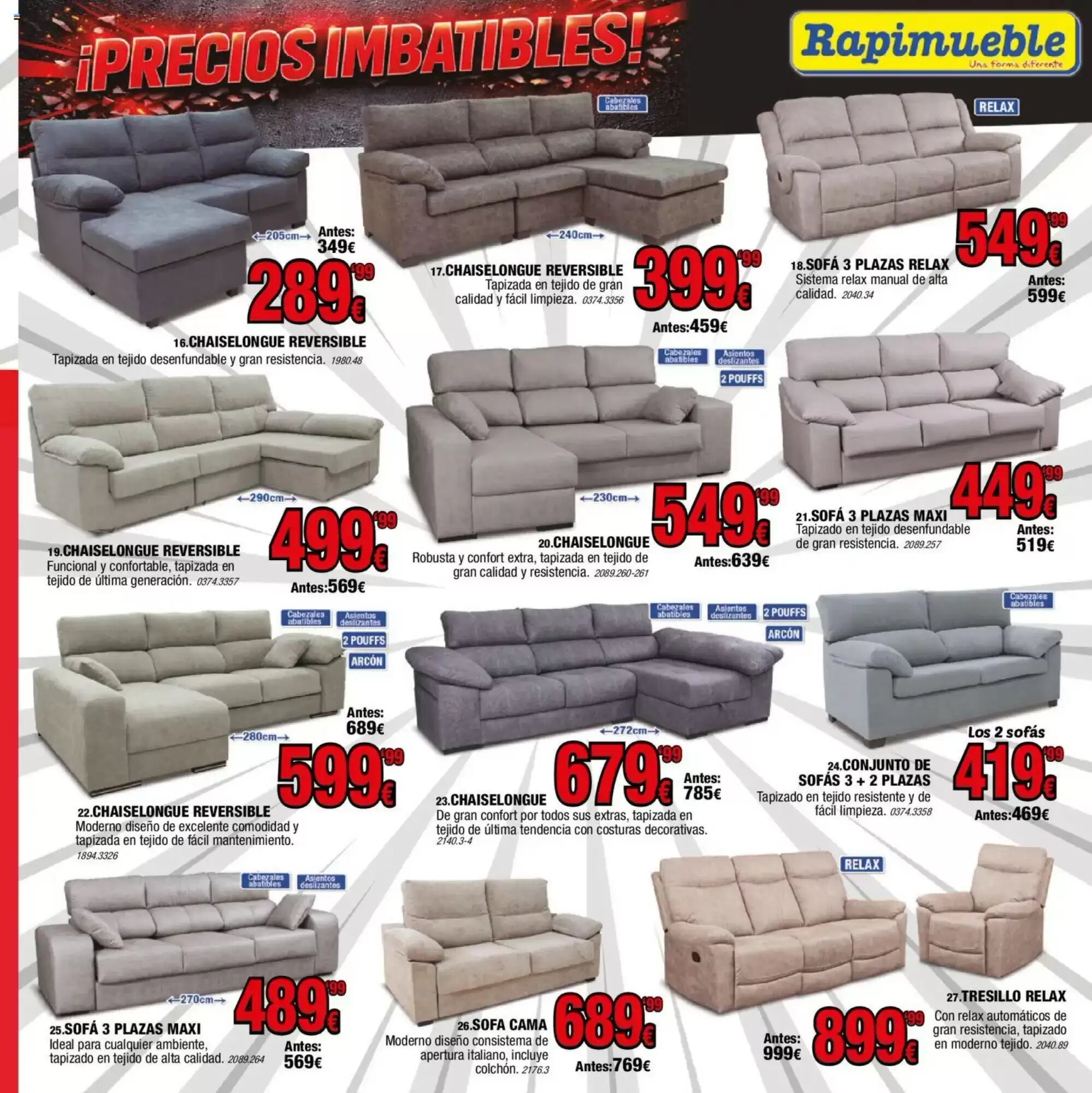 Folleto promocional de Rapimueble válido desde el 11/05/2026 - Página 3.