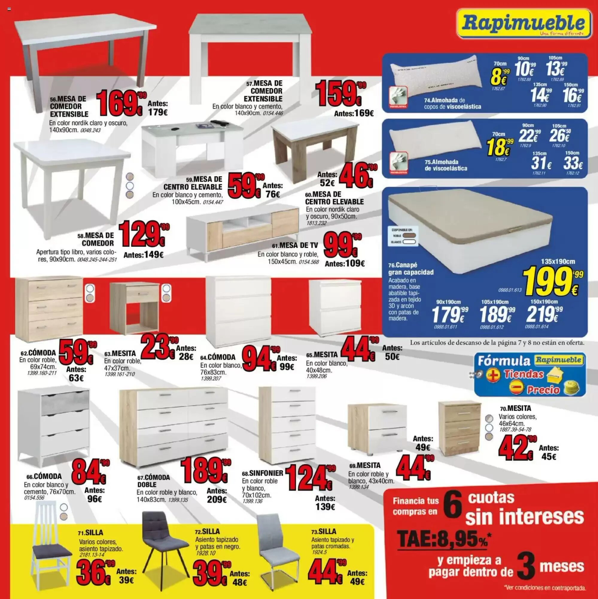 Folleto promocional de Rapimueble válido desde el 11/05/2026 - Página 7.