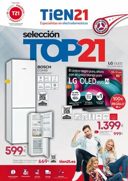 Folleto promocional de Tien 21 válido desde el 11/05/2026