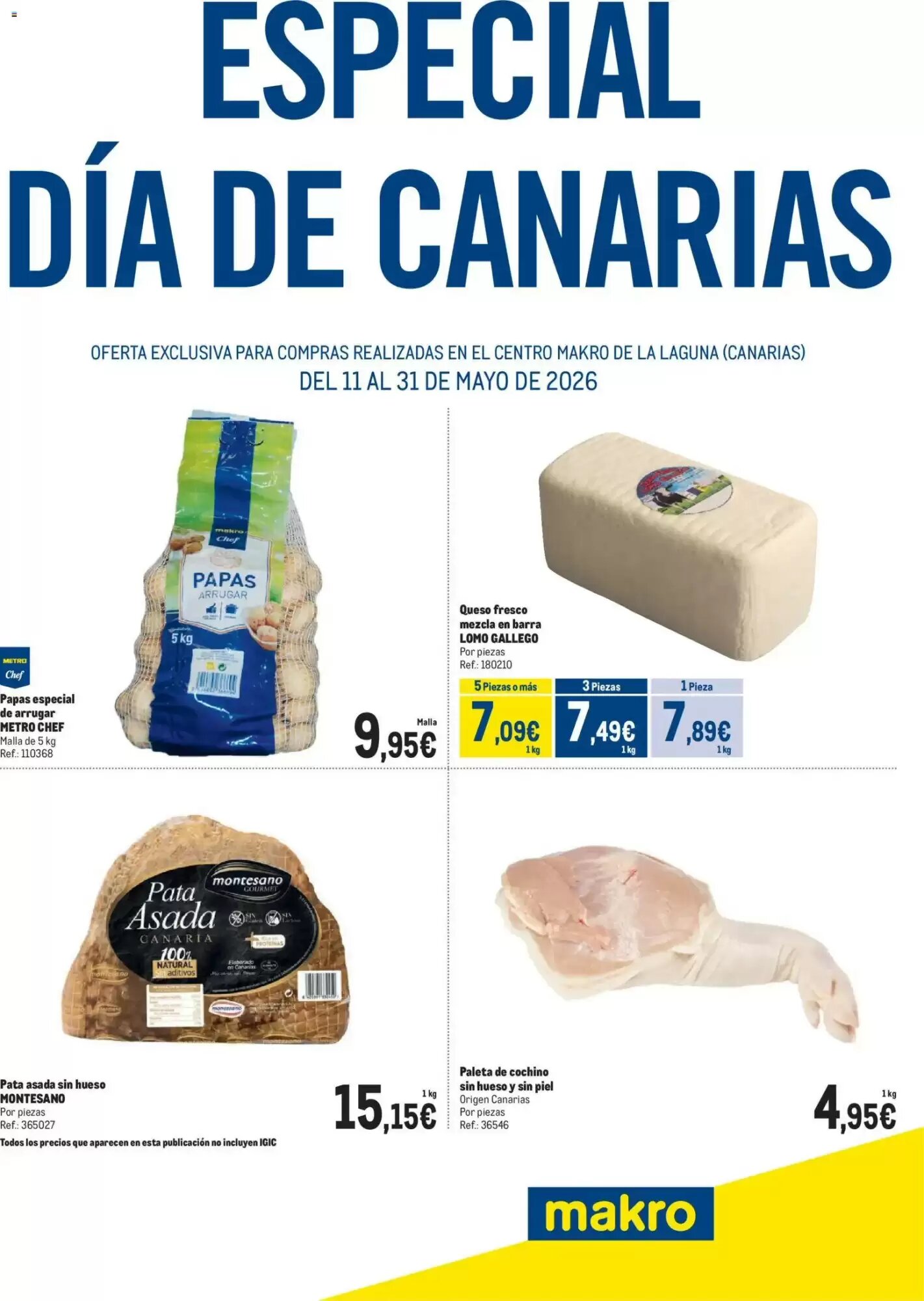 Folleto promocional de Makro válido desde el 11/05/2026 - Página 1.
