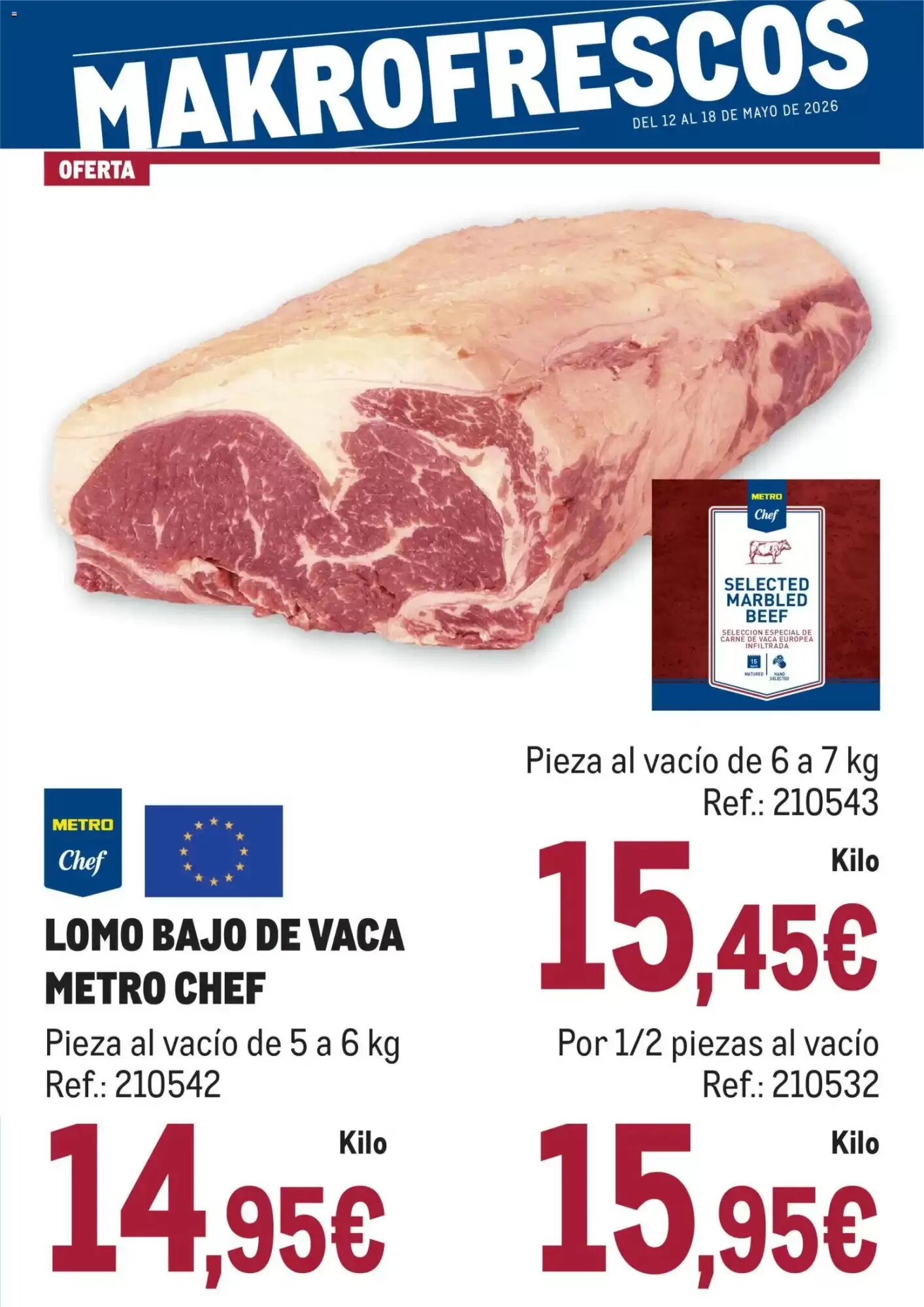 Folleto promocional de Makro válido desde el 12/05/2026 - Página 1.