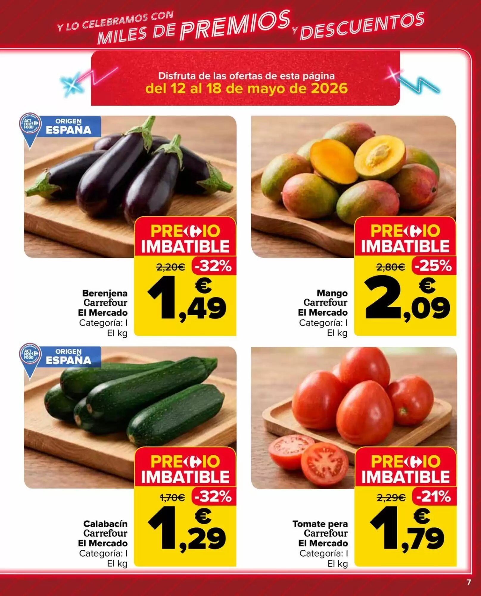 Folleto promocional de Carrefour Market válido desde el 12/05/2026 - Página 7.
