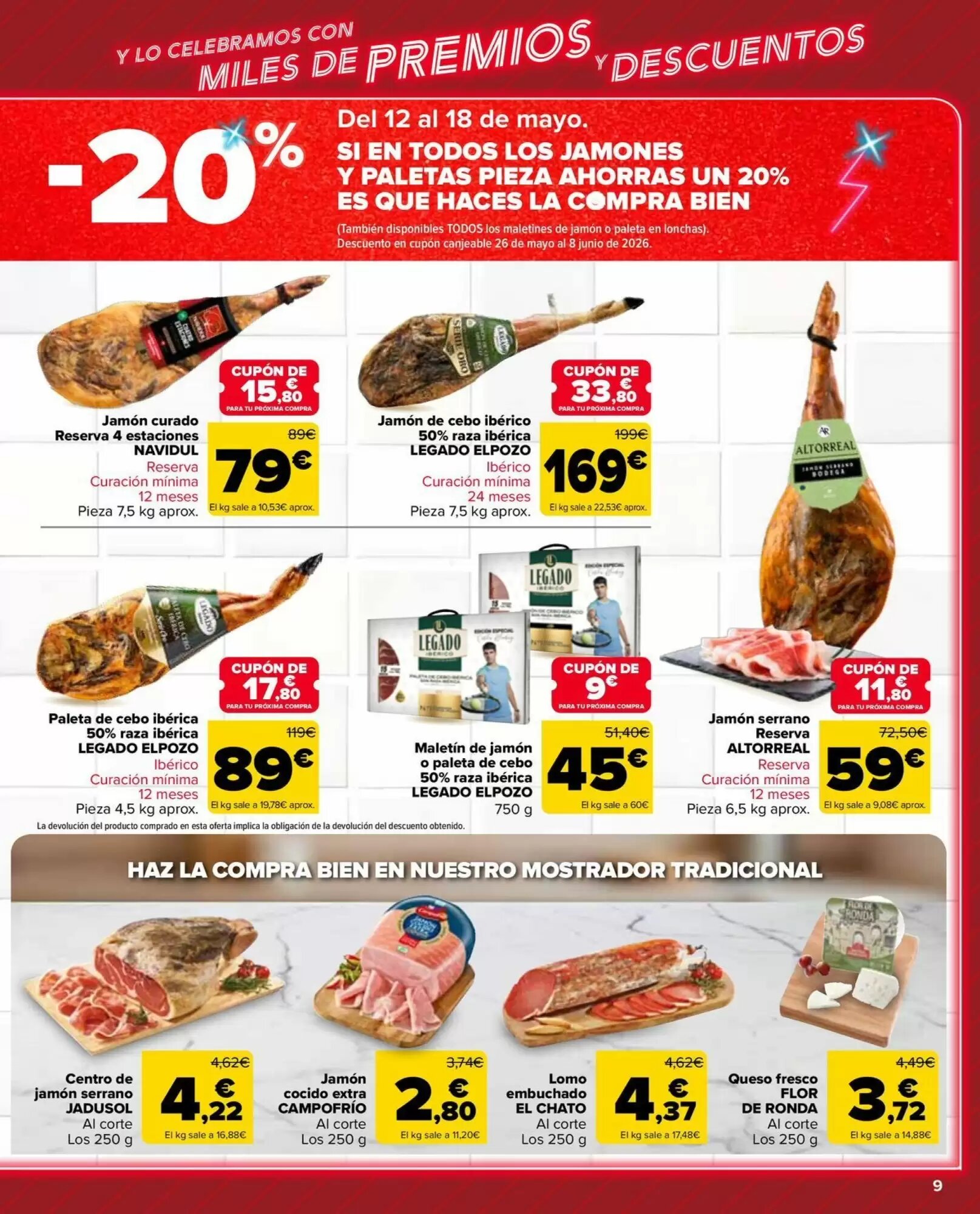 Folleto promocional de Carrefour Market válido desde el 12/05/2026 - Página 9.