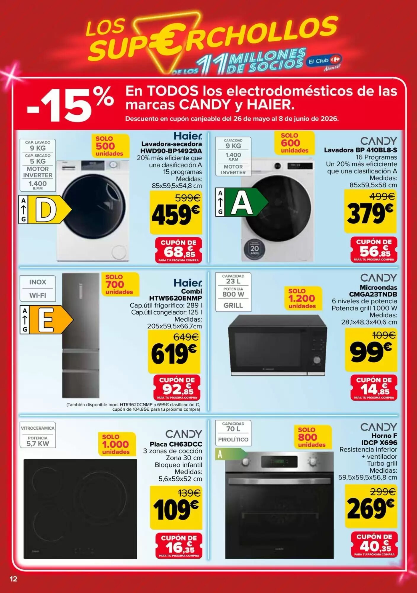 Folleto promocional de Carrefour válido desde el 12/05/2026 - Página 12.