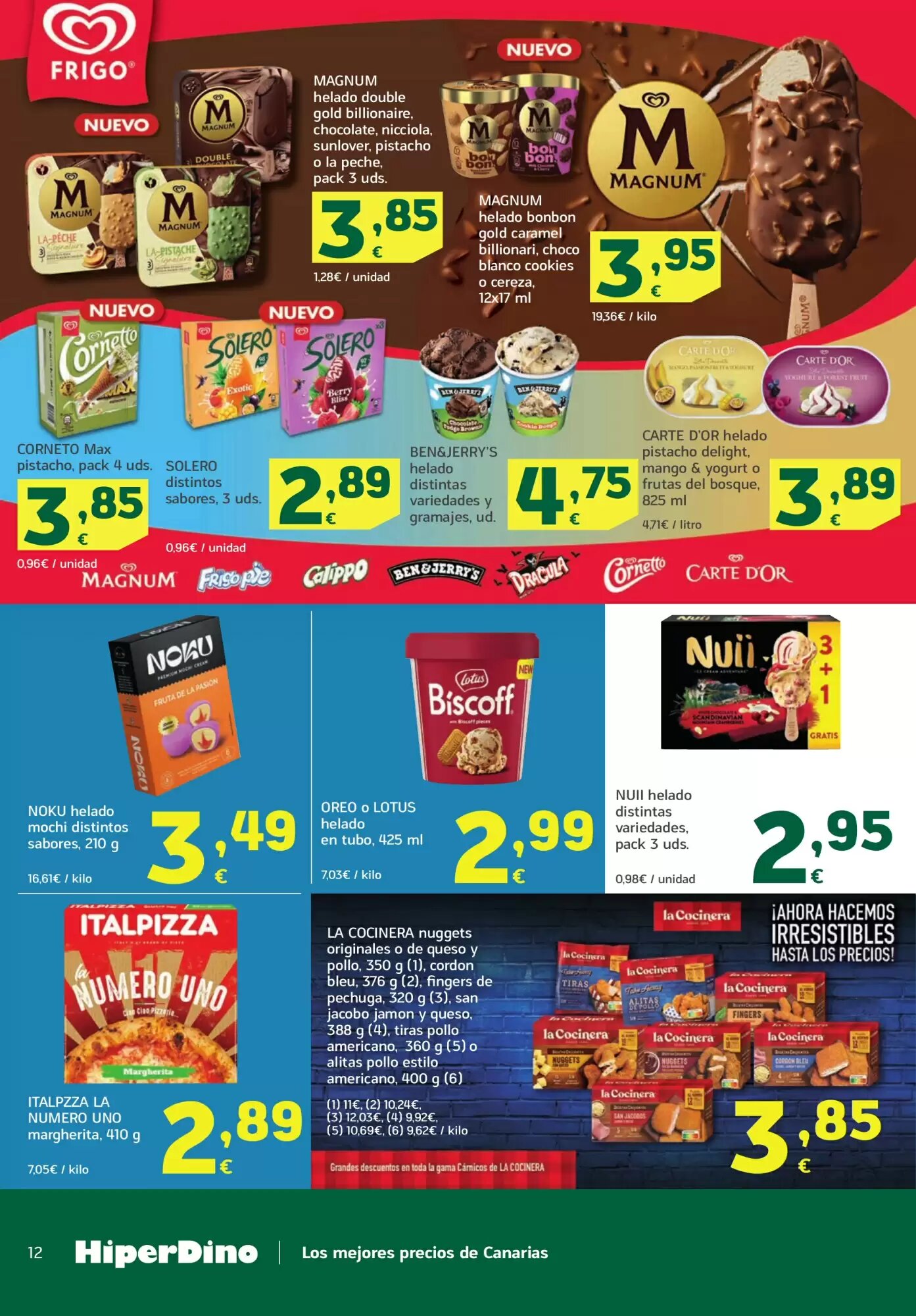 Folleto promocional de HiperDino válido desde el 12/05/2026 - Página 12.
