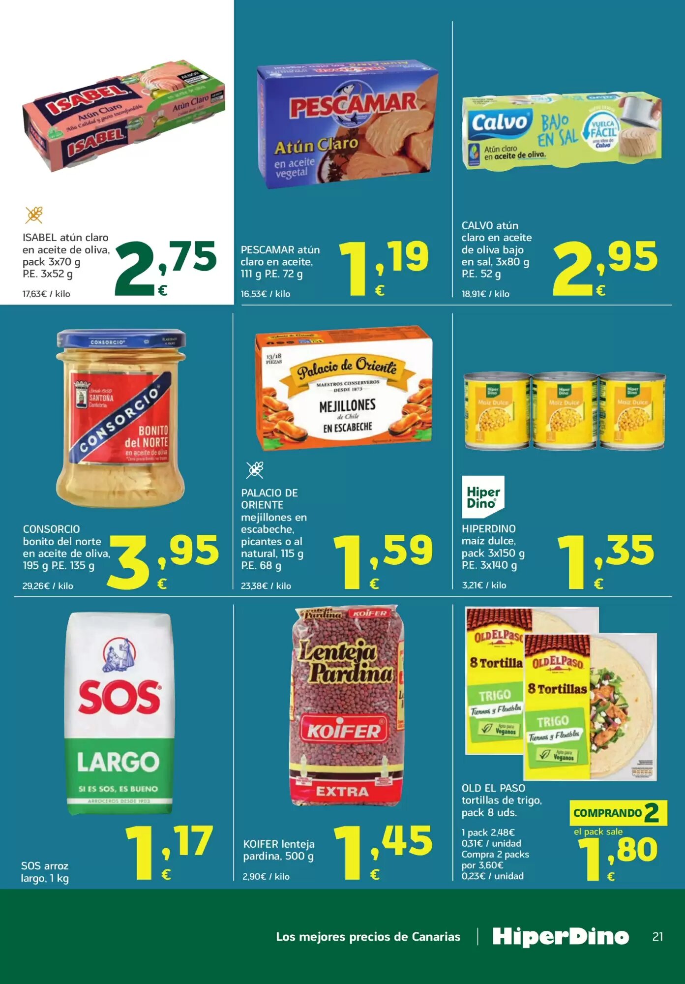 Folleto promocional de HiperDino válido desde el 12/05/2026 - Página 21.