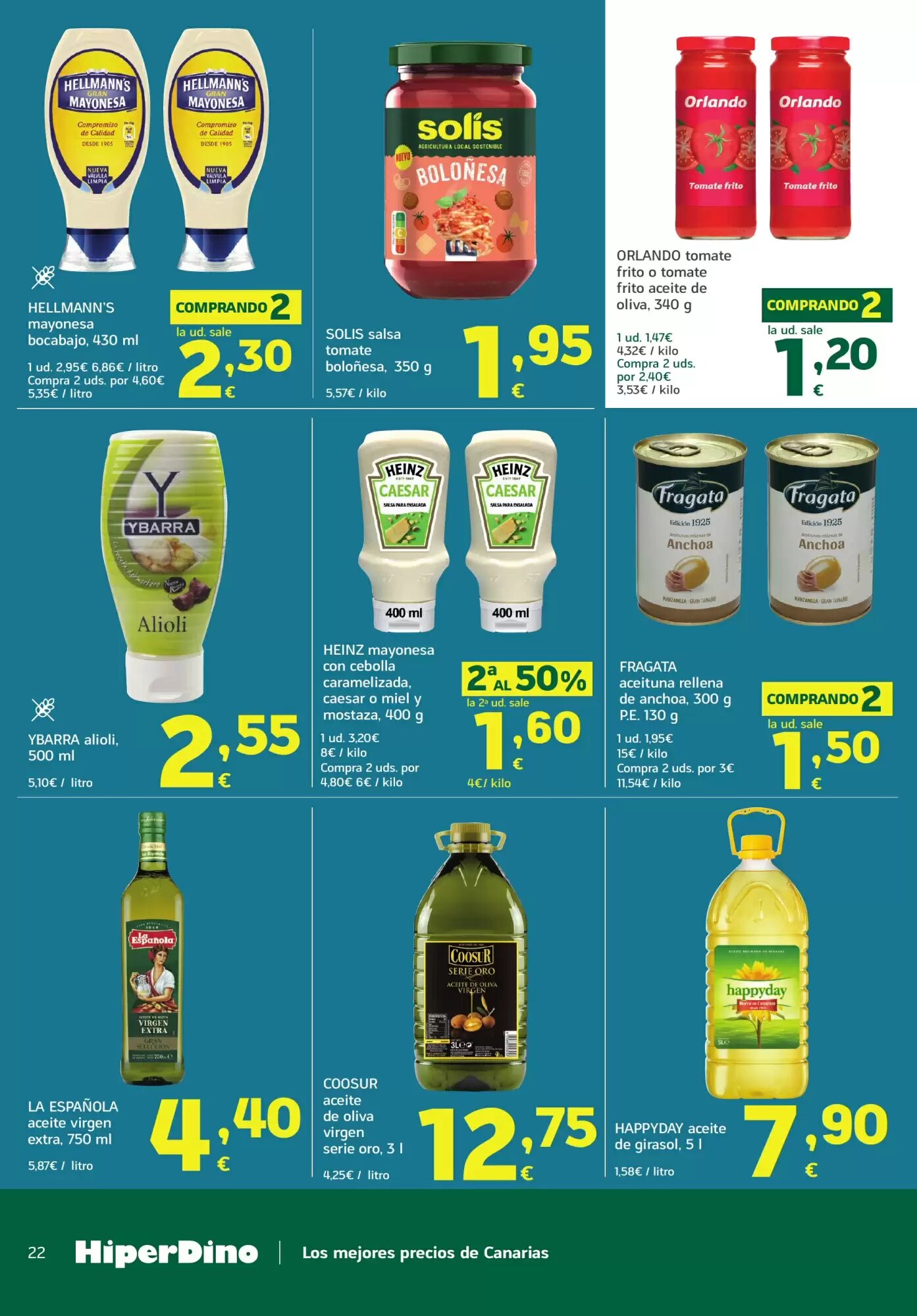 Folleto promocional de HiperDino válido desde el 12/05/2026 - Página 22.