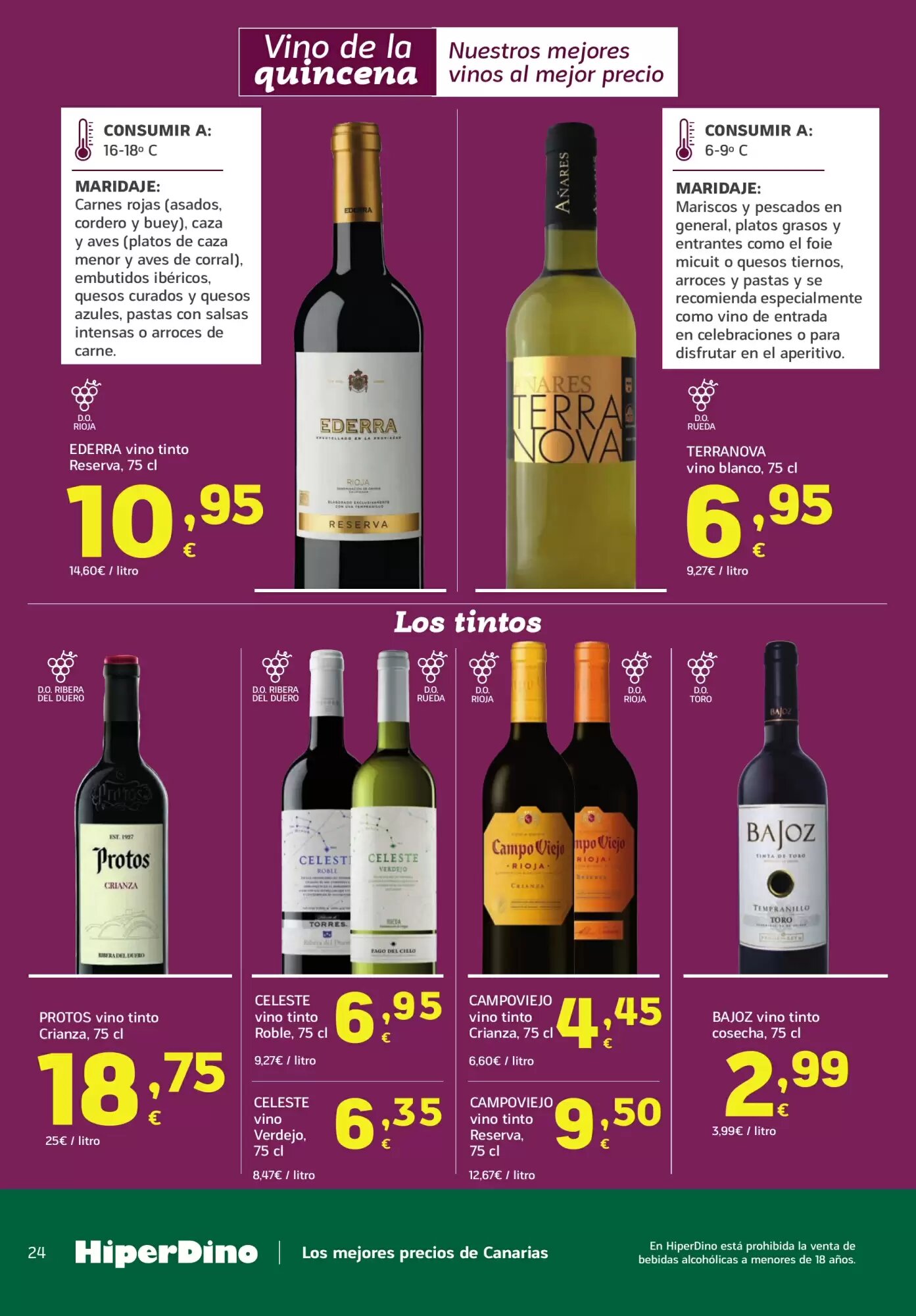 Folleto promocional de HiperDino válido desde el 12/05/2026 - Página 24.