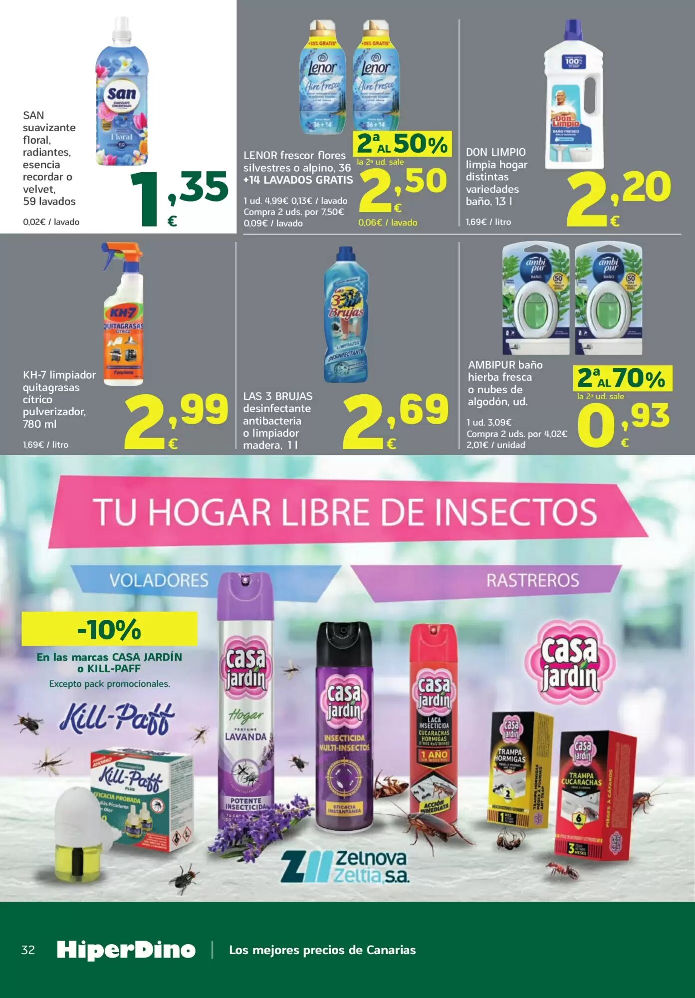 Folleto promocional de HiperDino válido desde el 12/05/2026 - Página 32.