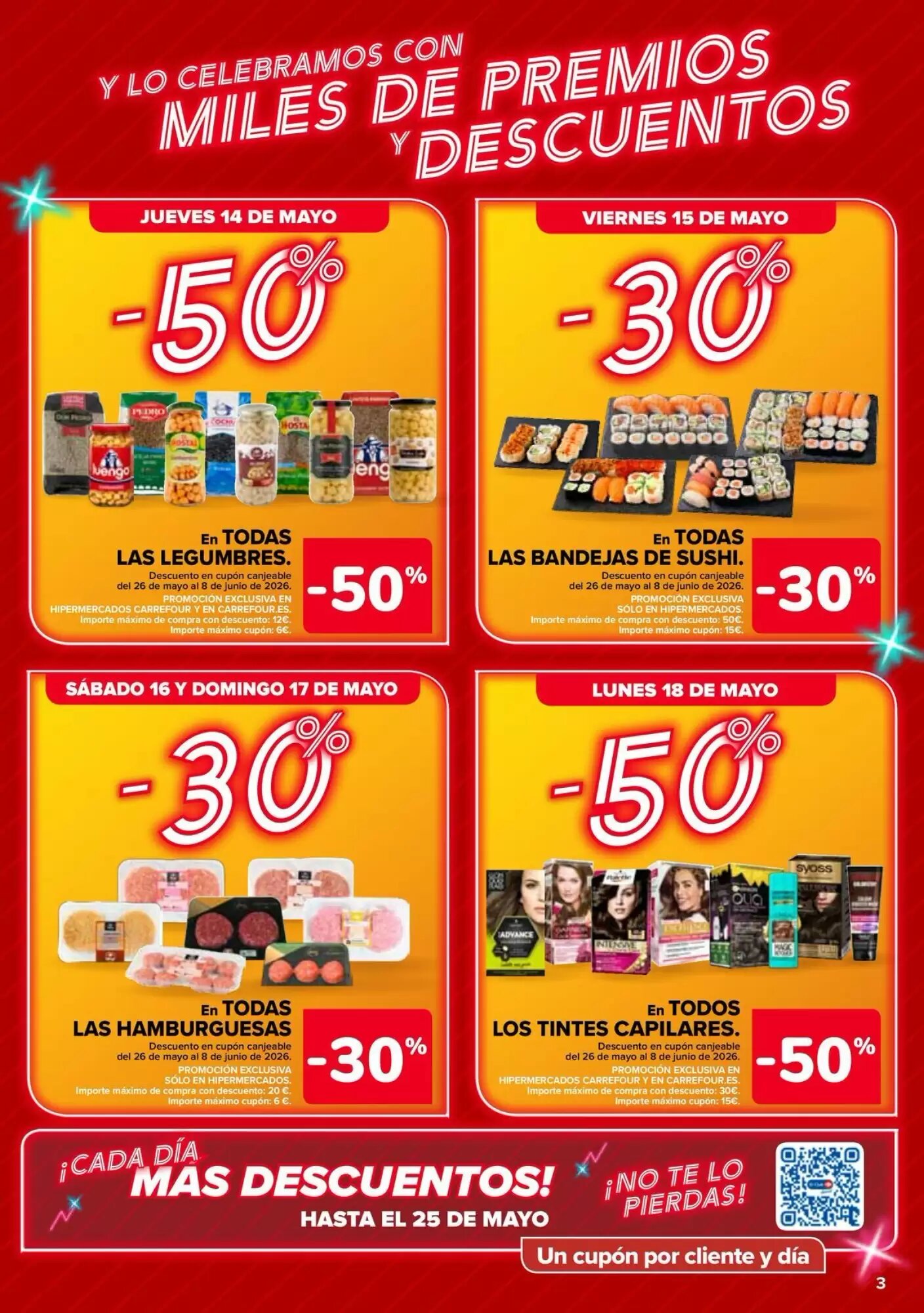 Folleto promocional de Carrefour válido desde el 12/05/2026 - Página 3.