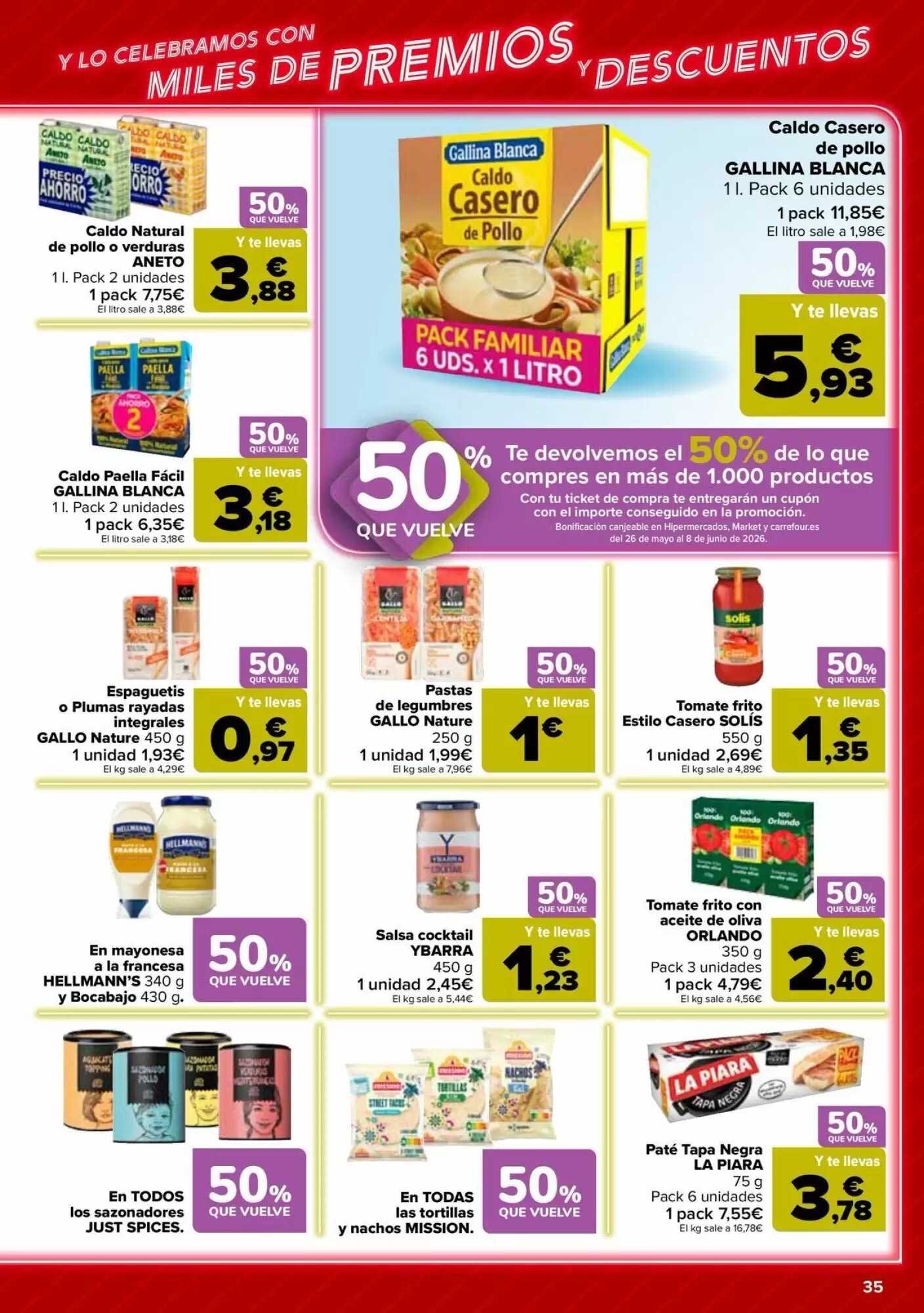 Folleto promocional de Carrefour válido desde el 12/05/2026 - Página 35.