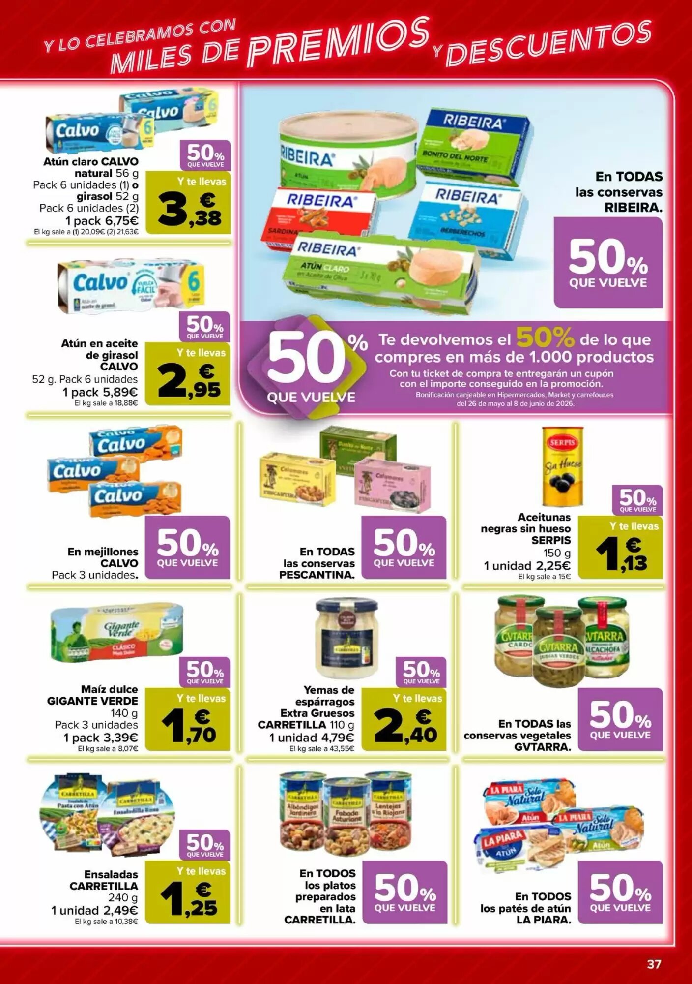 Folleto promocional de Carrefour válido desde el 12/05/2026 - Página 37.