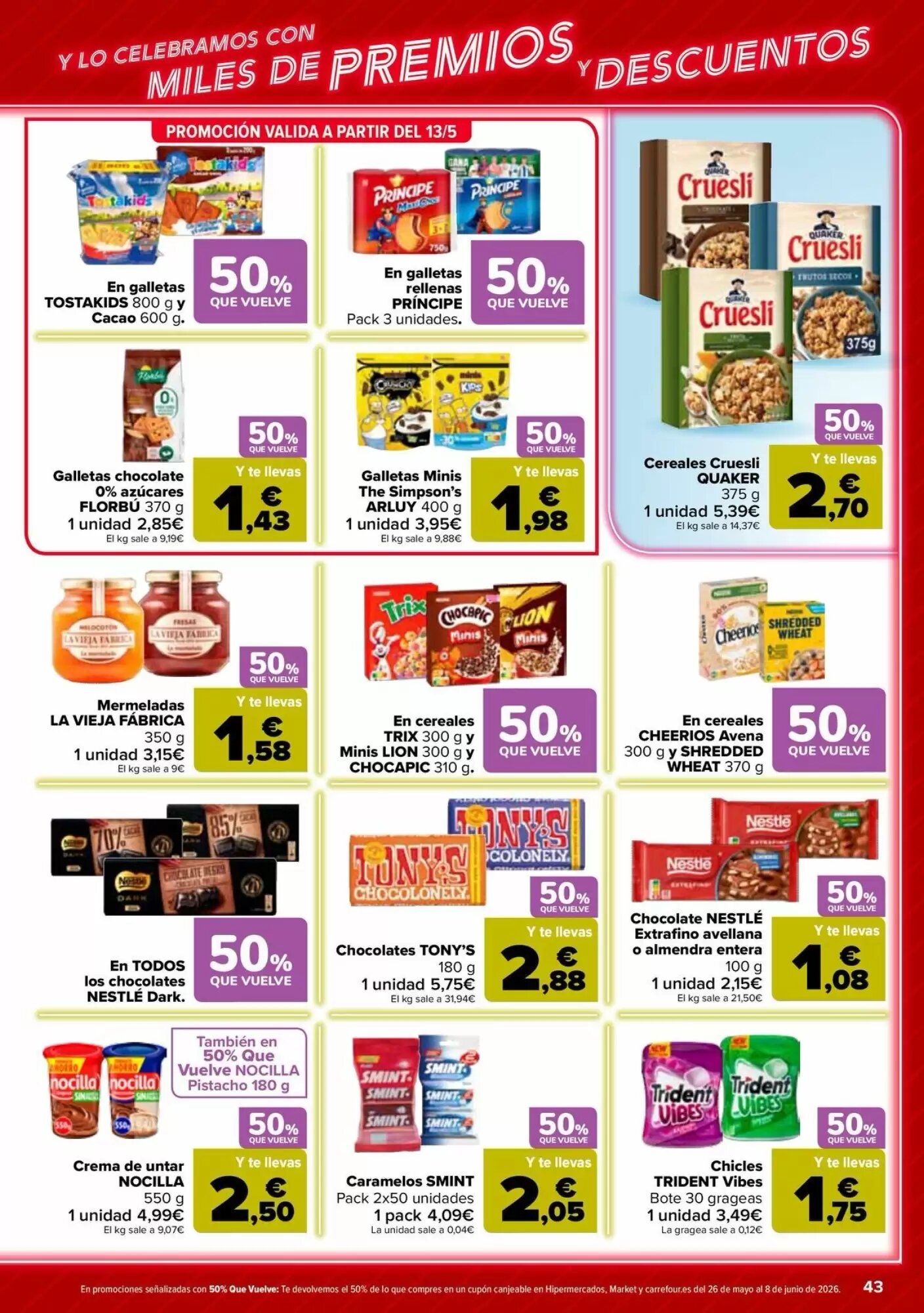 Folleto promocional de Carrefour válido desde el 12/05/2026 - Página 43.