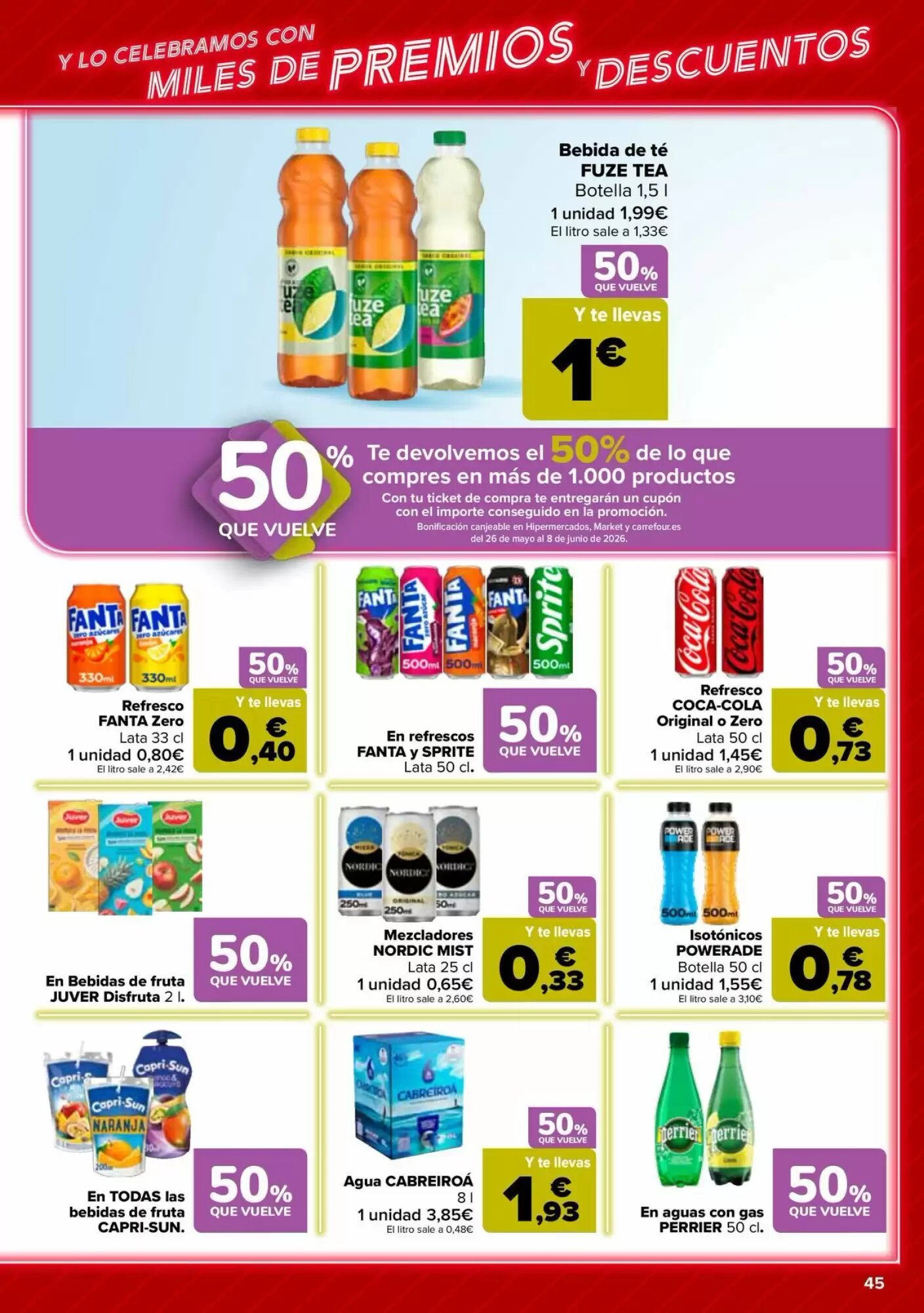 Folleto promocional de Carrefour válido desde el 12/05/2026 - Página 45.