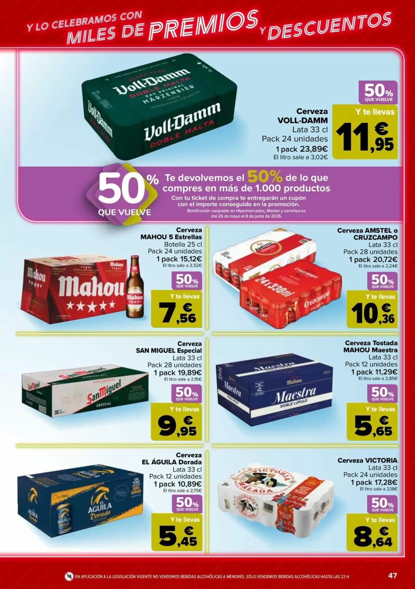 Folleto promocional de Carrefour válido desde el 12/05/2026 - Página 47.