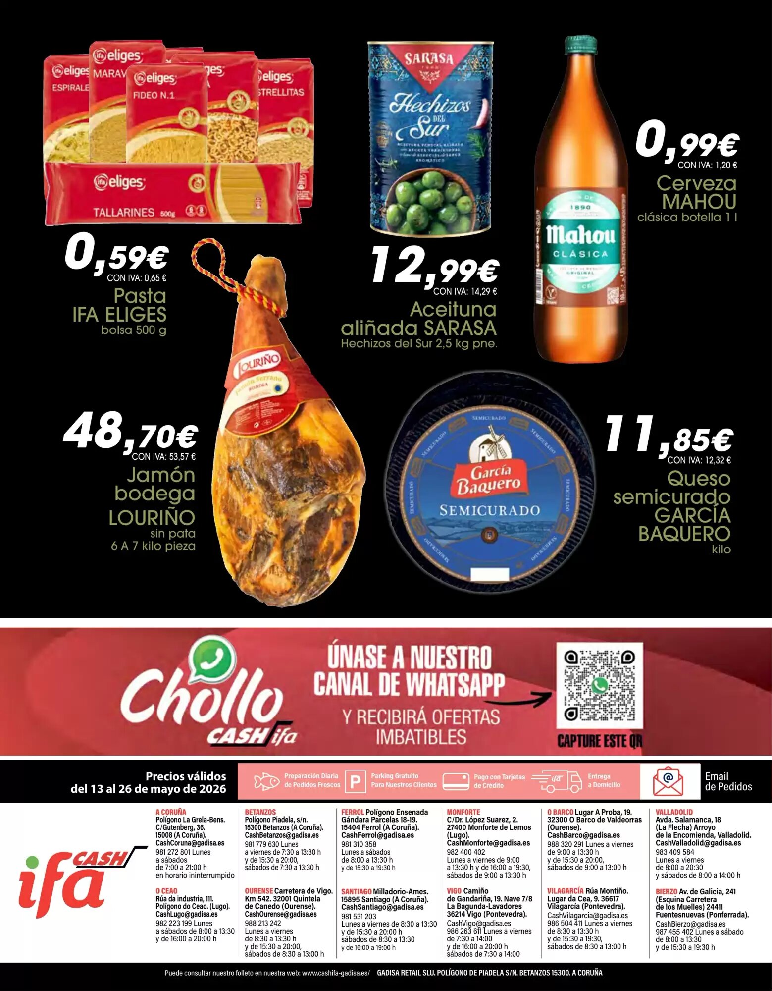Folleto promocional de Cash Ifa válido desde el 13/05/2026 - Página 20.