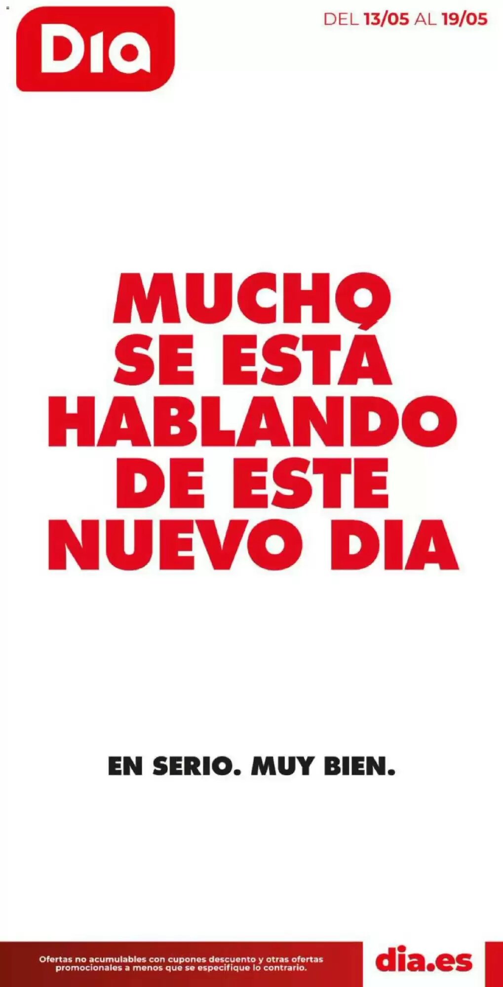 Folleto promocional de Dia válido desde el 13/05/2026 - Página 1.