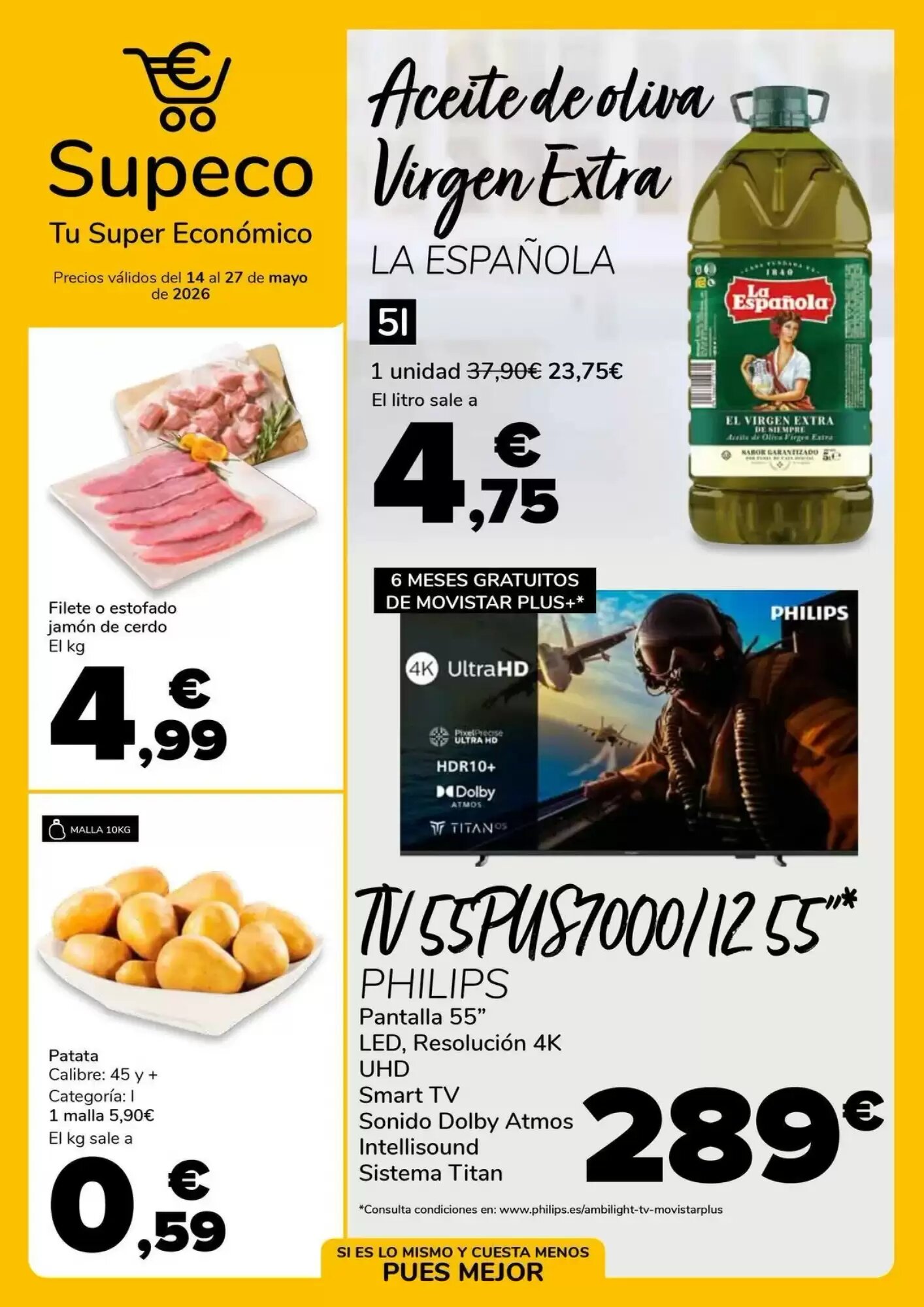 Folleto promocional de Supeco válido desde el 14/05/2026 - Página 1.