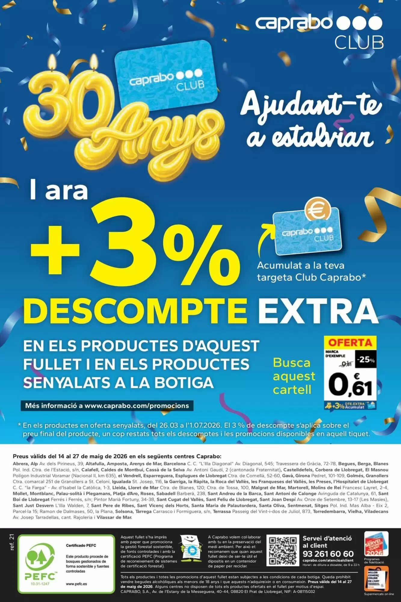 Folleto promocional de Caprabo válido desde el 14/05/2026 - Página 16.