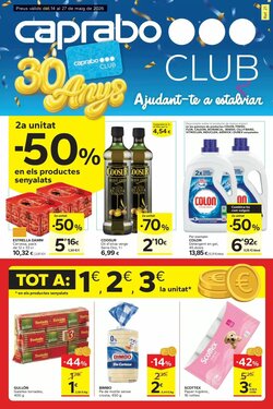 Folleto promocional de Caprabo válido desde el 14/05/2026