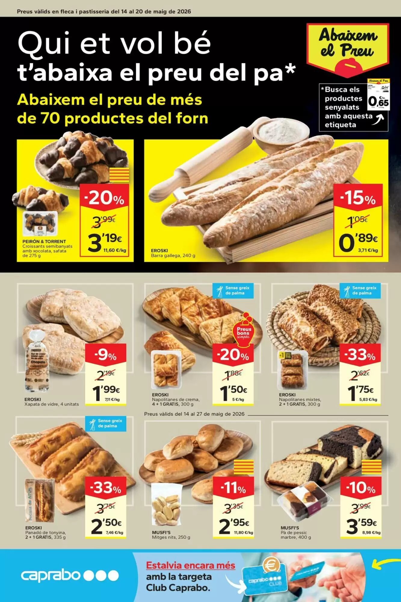 Folleto promocional de Caprabo válido desde el 14/05/2026 - Página 4.