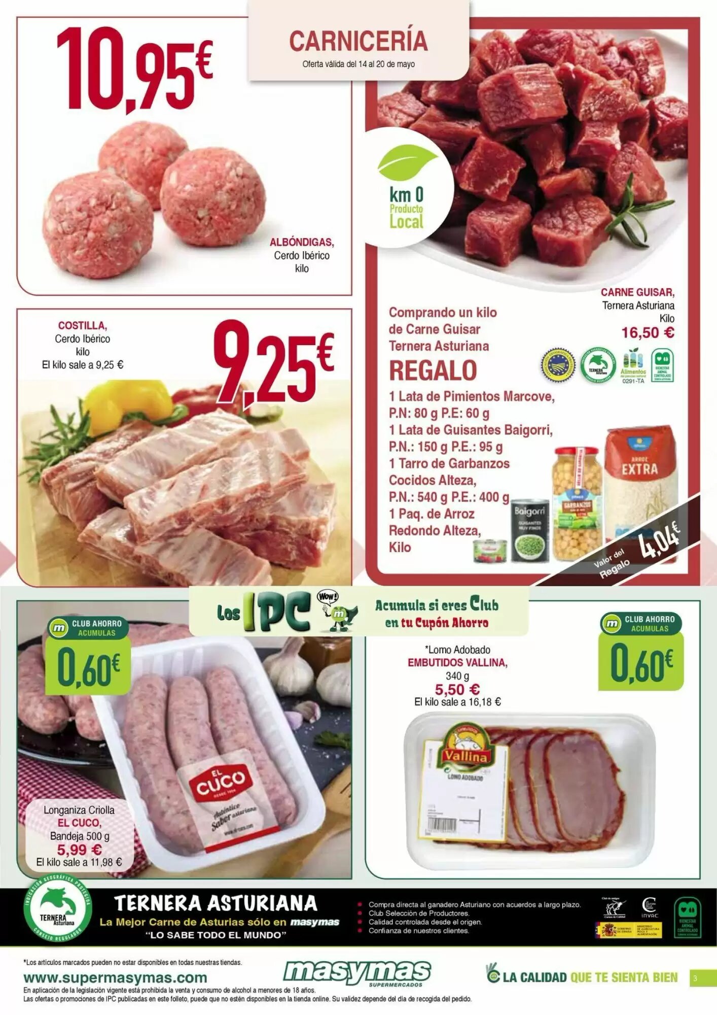 Folleto promocional de Masymas válido desde el 14/05/2026 - Página 3.