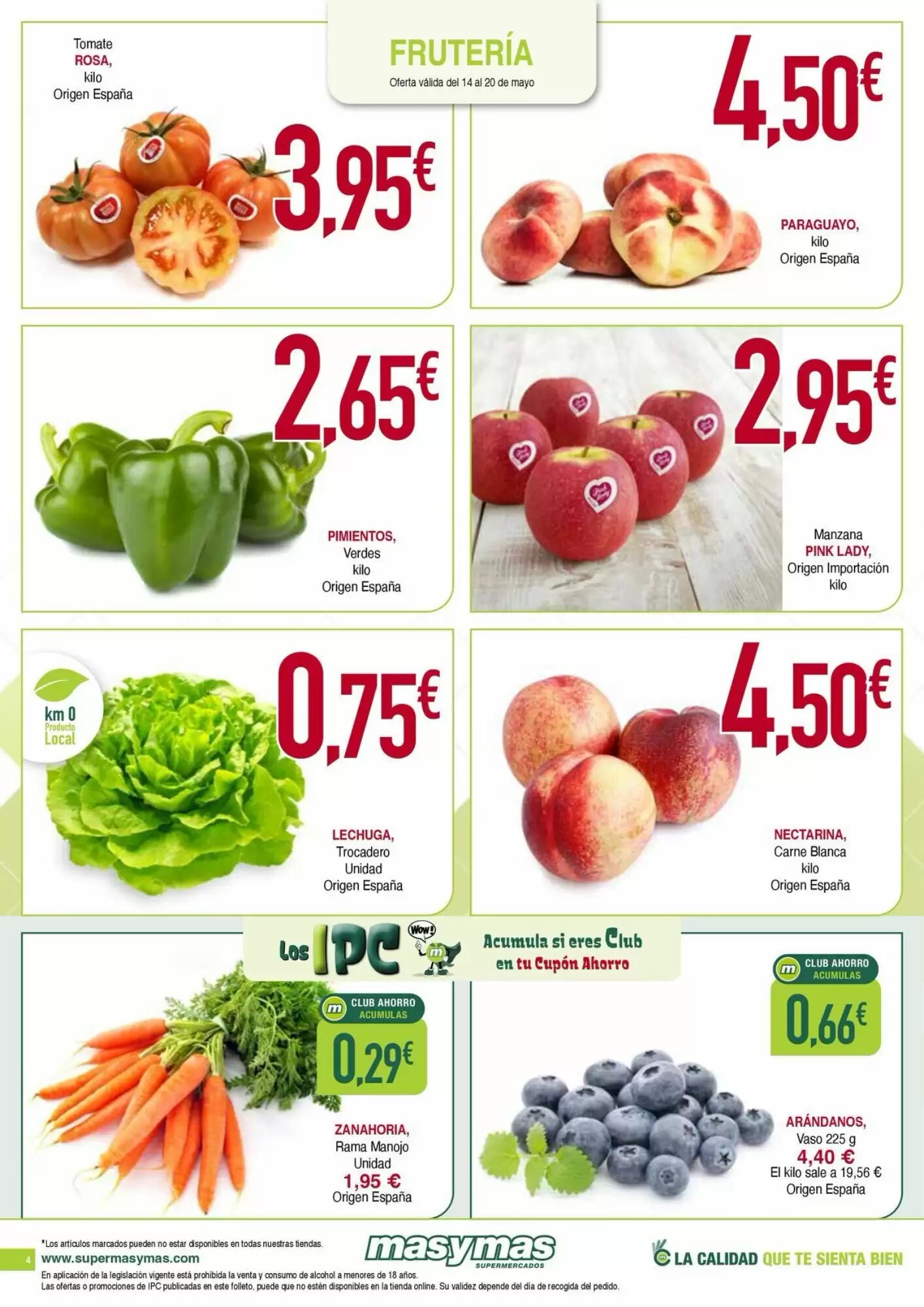 Folleto promocional de Masymas válido desde el 14/05/2026 - Página 4.