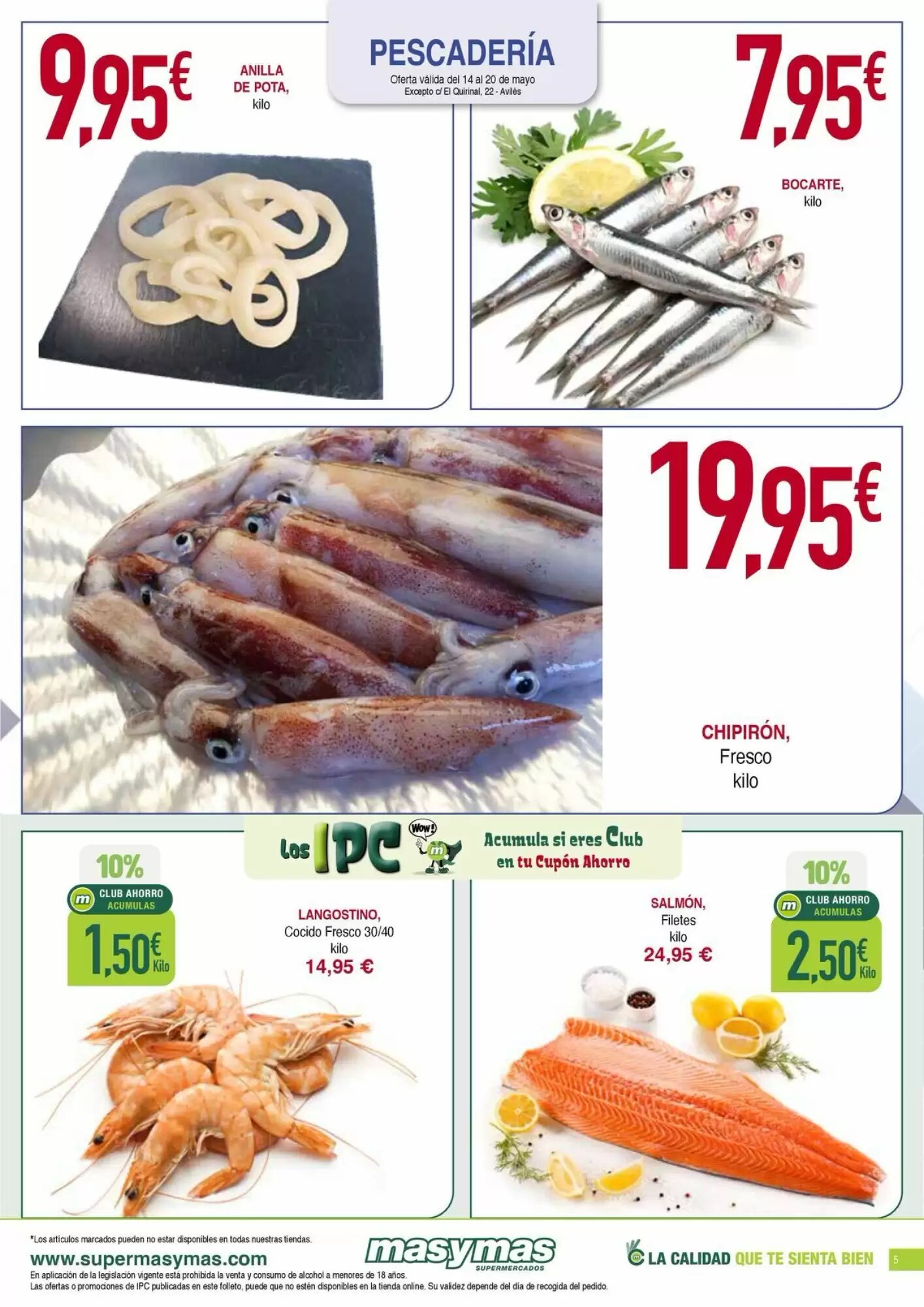 Folleto promocional de Masymas válido desde el 14/05/2026 - Página 5.