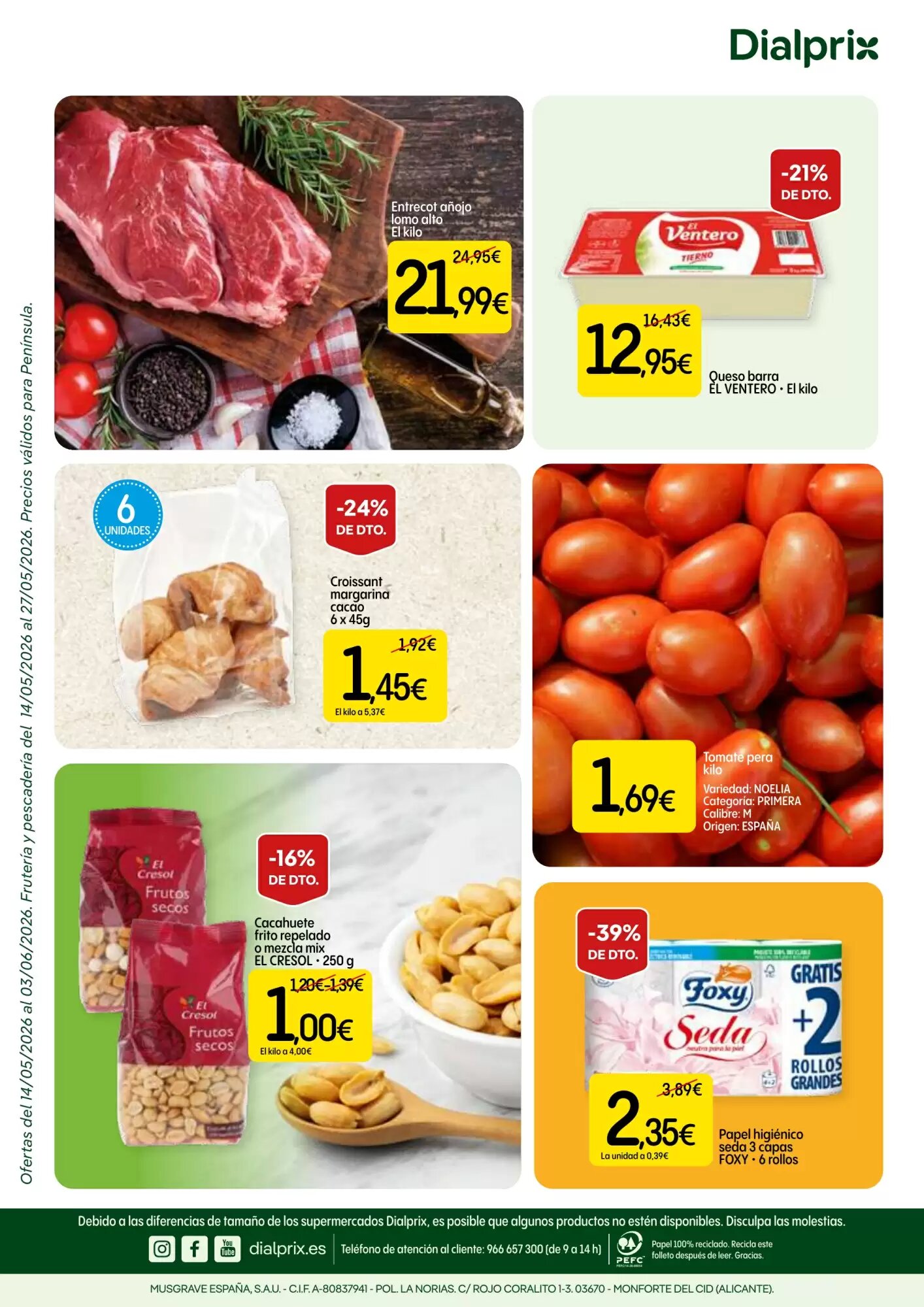 Folleto promocional de Dialprix válido desde el 14/05/2026 - Página 20.