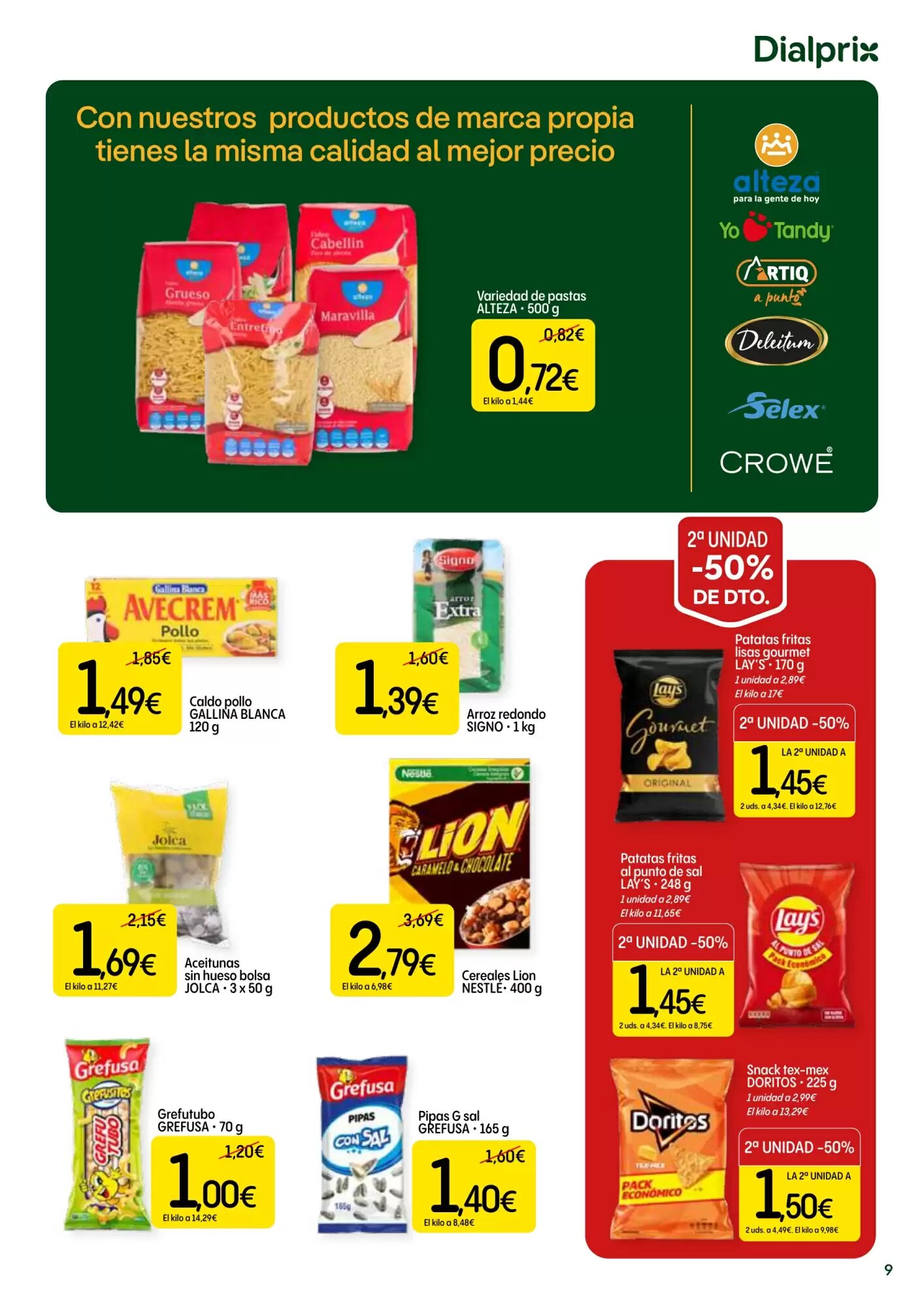 Folleto promocional de Dialprix válido desde el 14/05/2026 - Página 9.