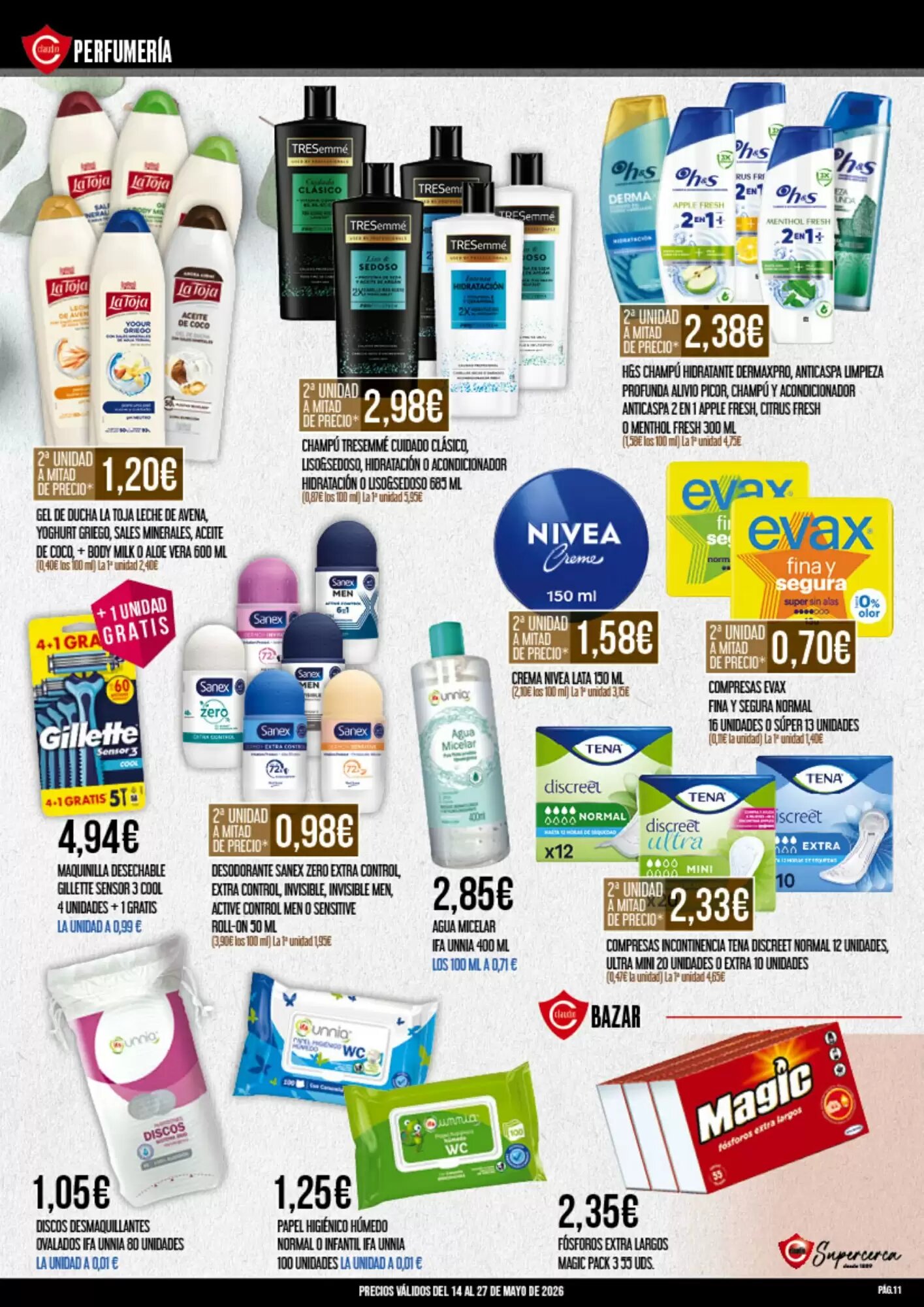 Folleto promocional de Claudio válido desde el 14/05/2026 - Página 11.