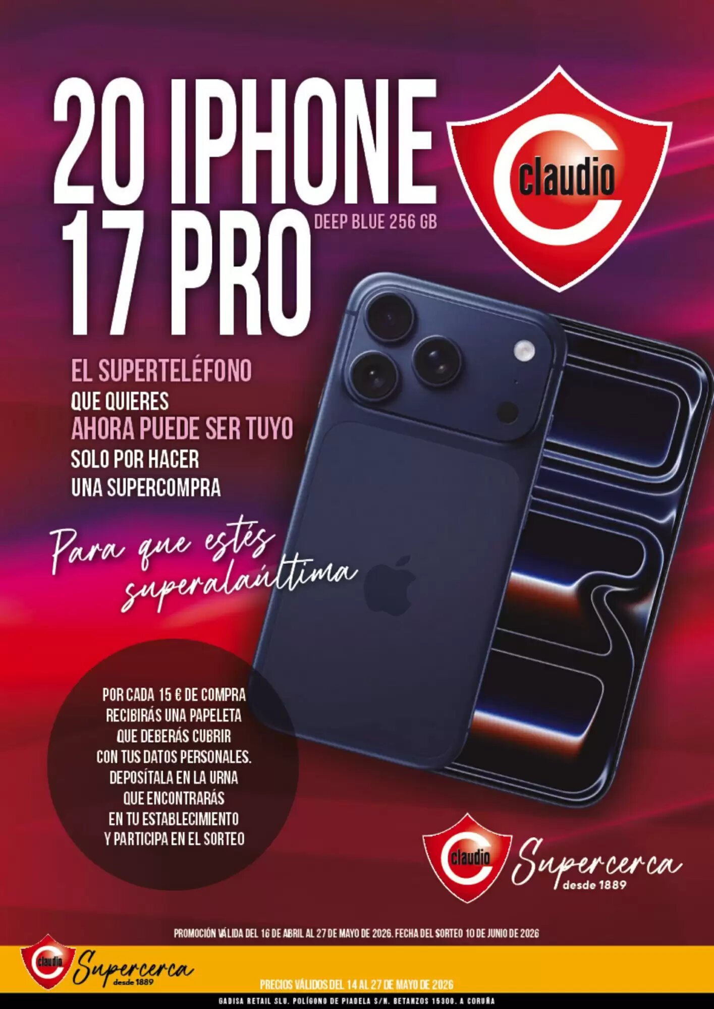 Folleto promocional de Claudio válido desde el 14/05/2026 - Página 12.