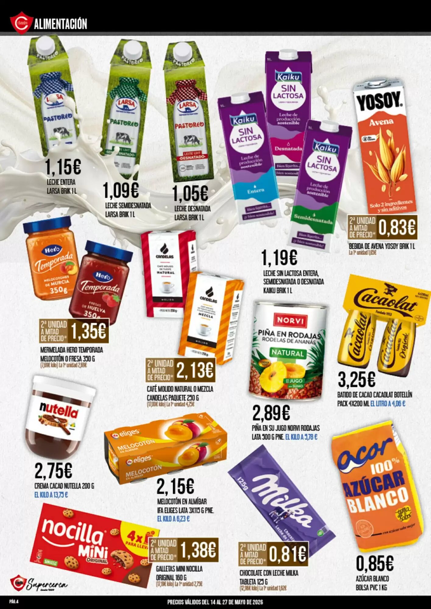 Folleto promocional de Claudio válido desde el 14/05/2026 - Página 4.