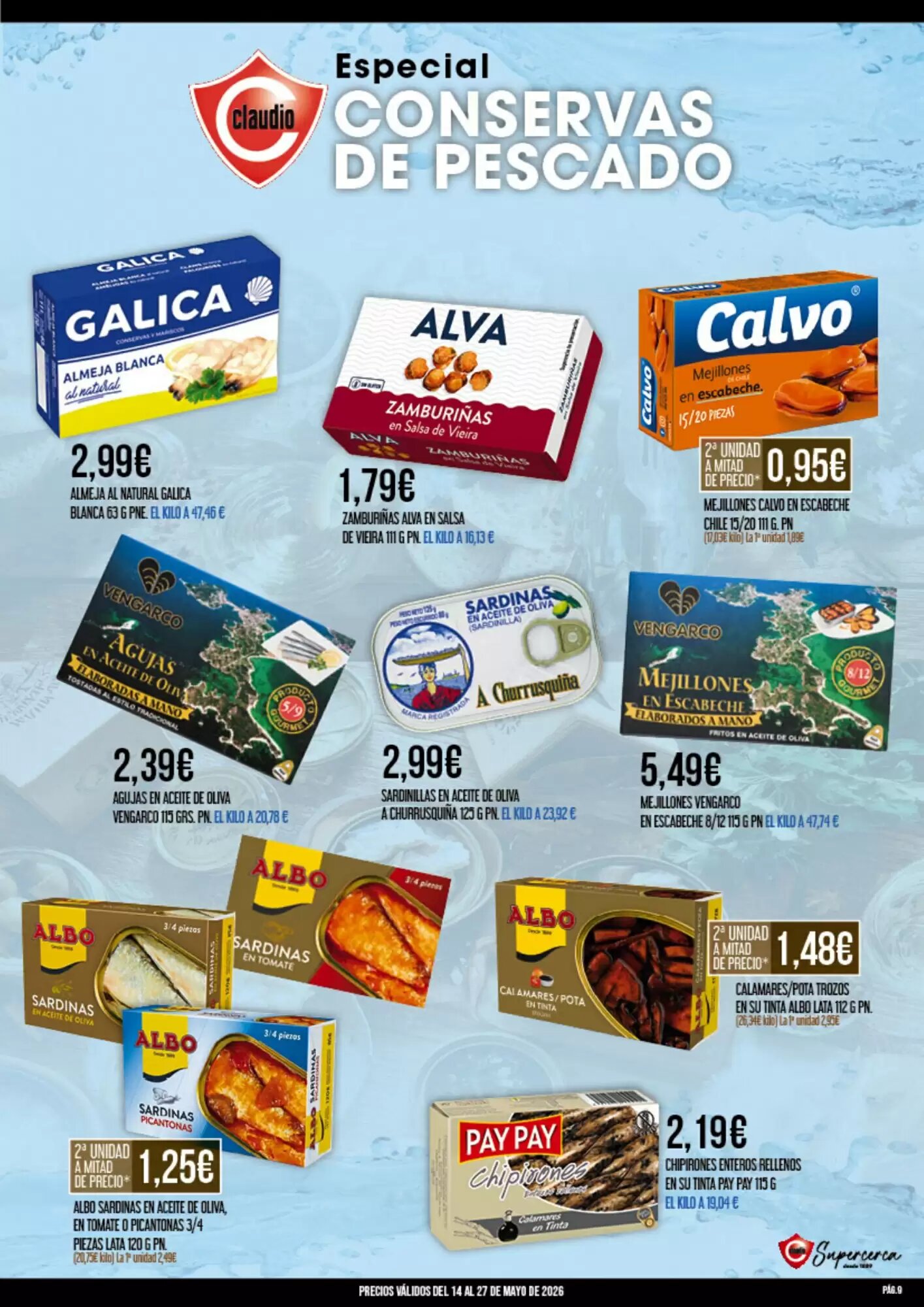Folleto promocional de Claudio válido desde el 14/05/2026 - Página 9.