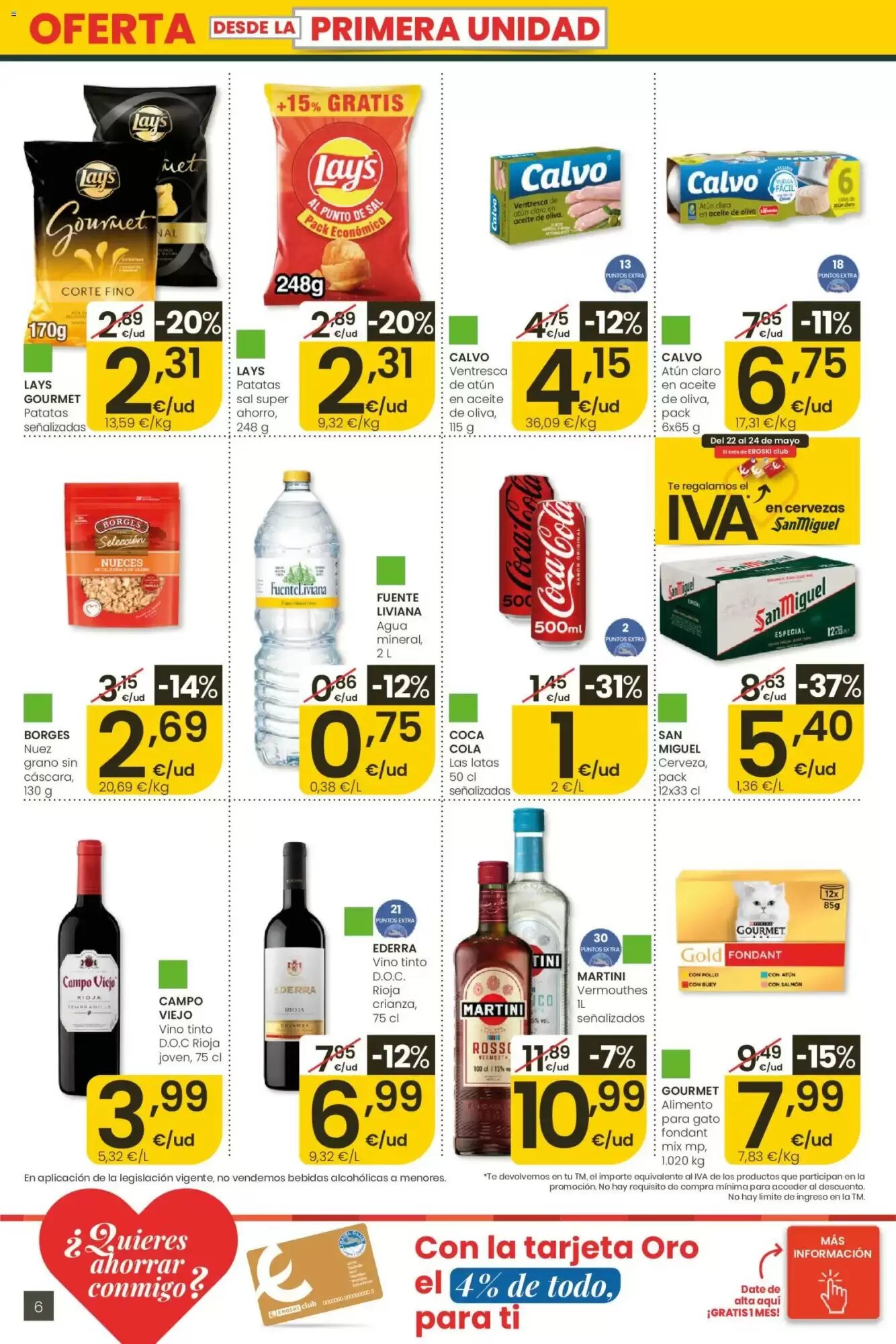 Folleto promocional de Eroski válido desde el 14/05/2026 - Página 6.