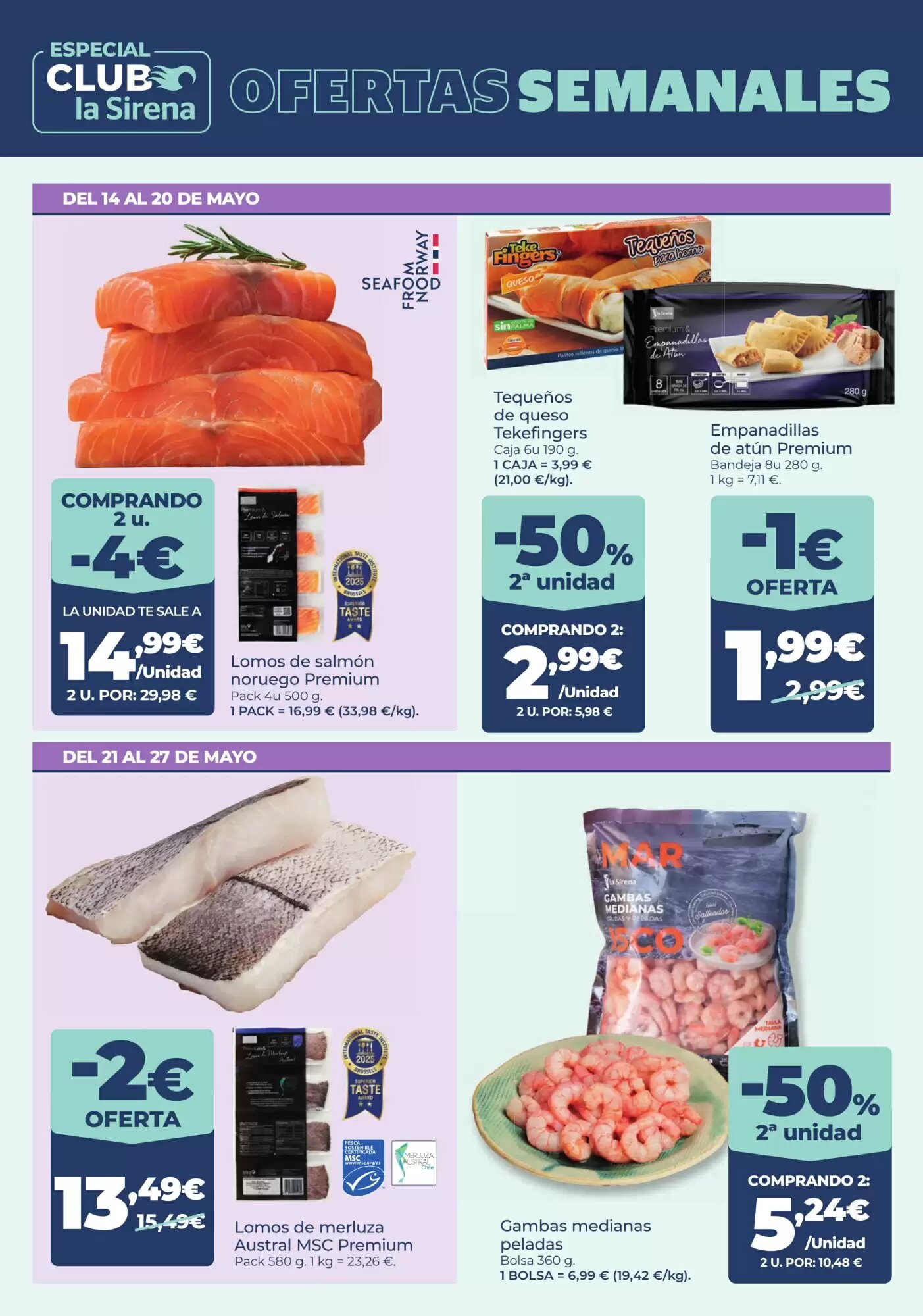 Folleto promocional de La Sirena válido desde el 14/05/2026 - Página 2.