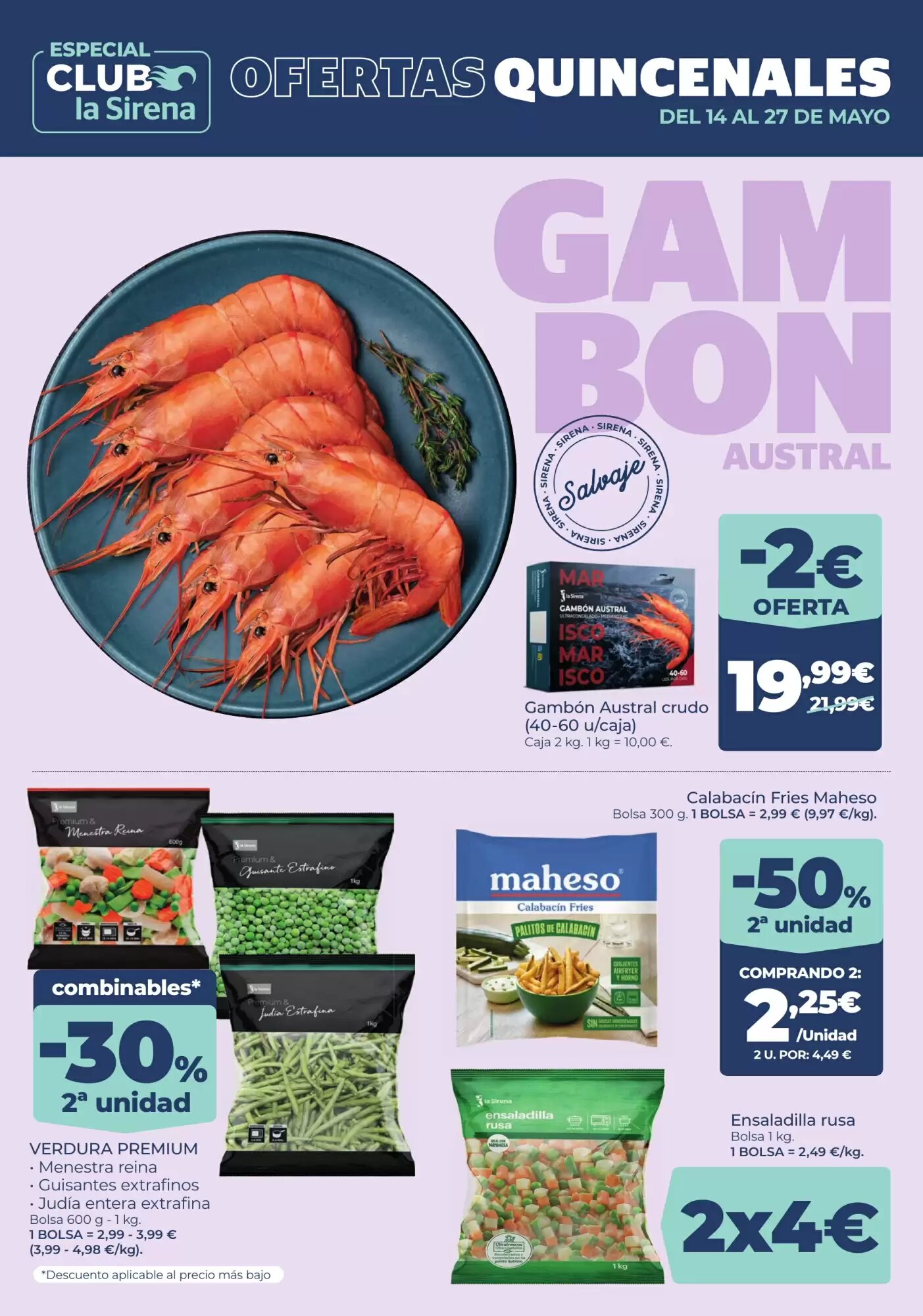 Folleto promocional de La Sirena válido desde el 14/05/2026 - Página 3.
