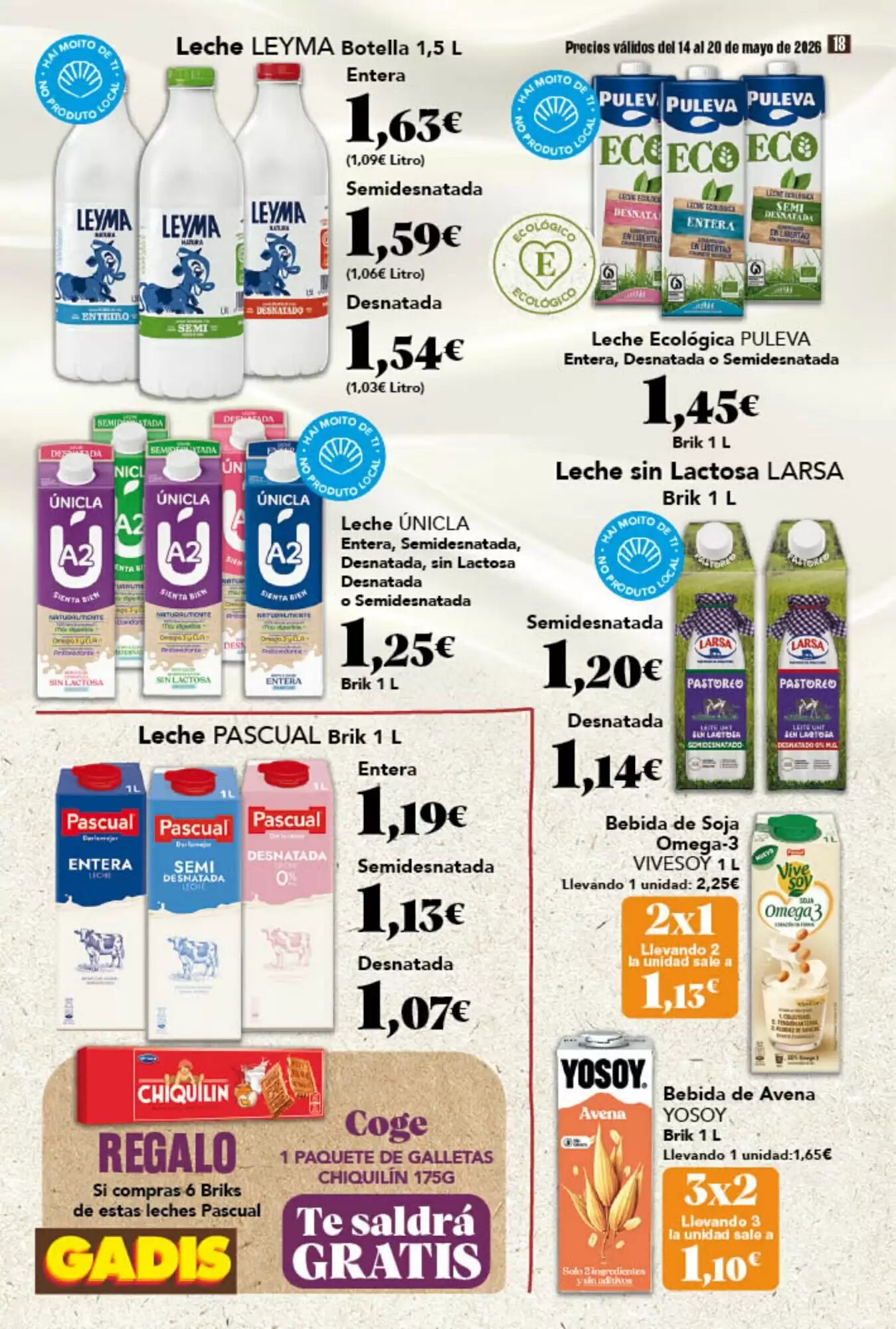 Folleto promocional de Gadis válido desde el 14/05/2026 - Página 18.