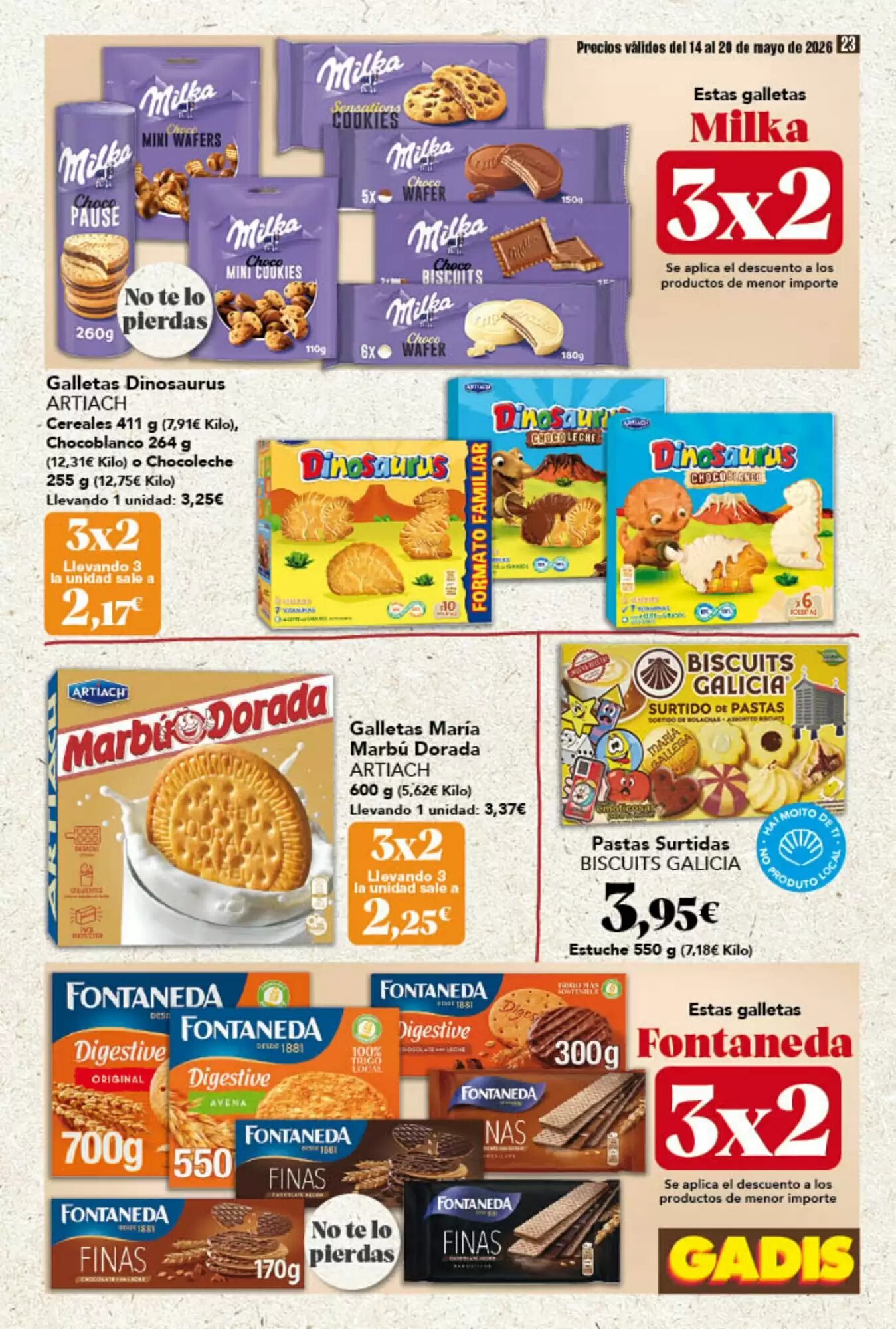 Folleto promocional de Gadis válido desde el 14/05/2026 - Página 23.