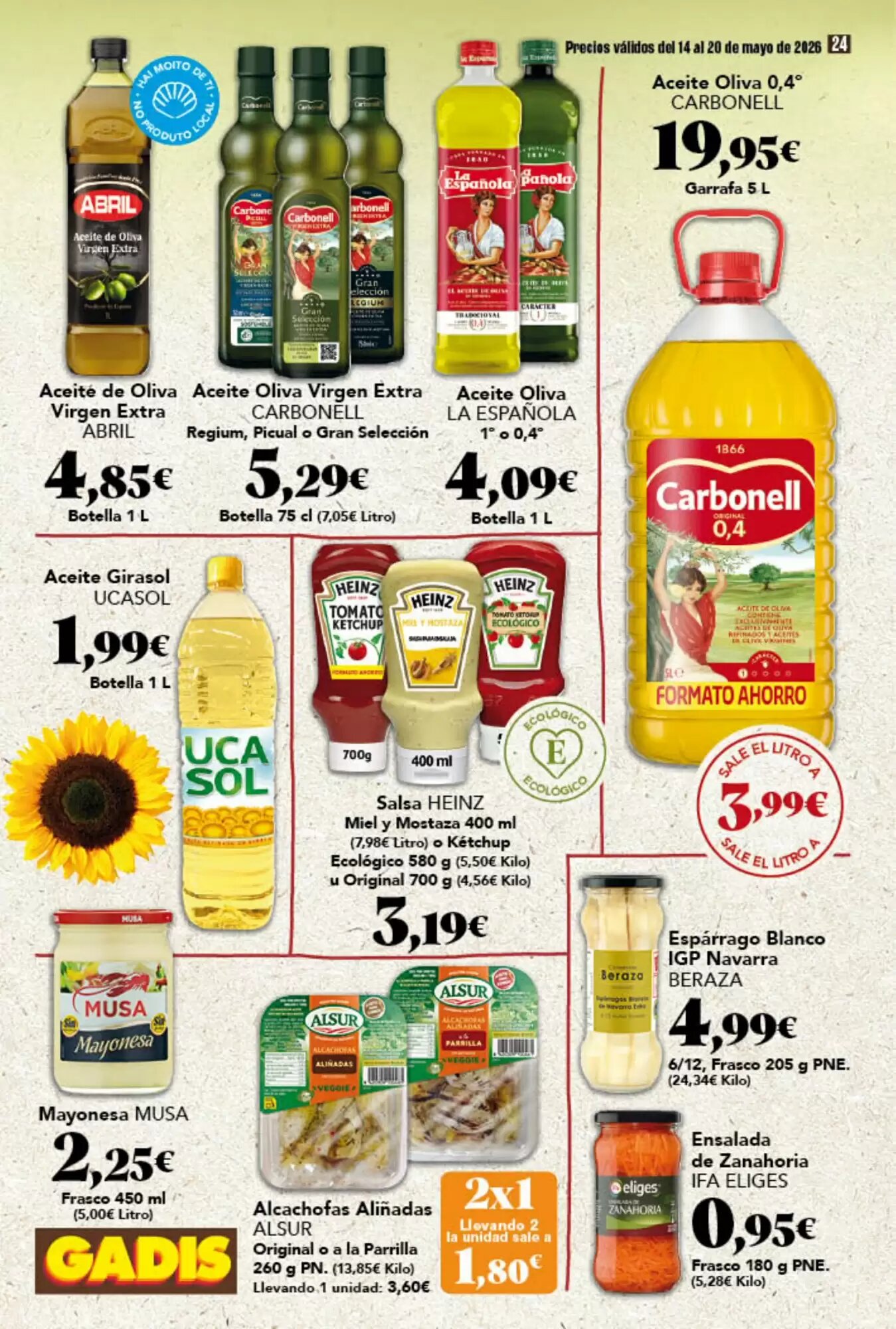 Folleto promocional de Gadis válido desde el 14/05/2026 - Página 24.