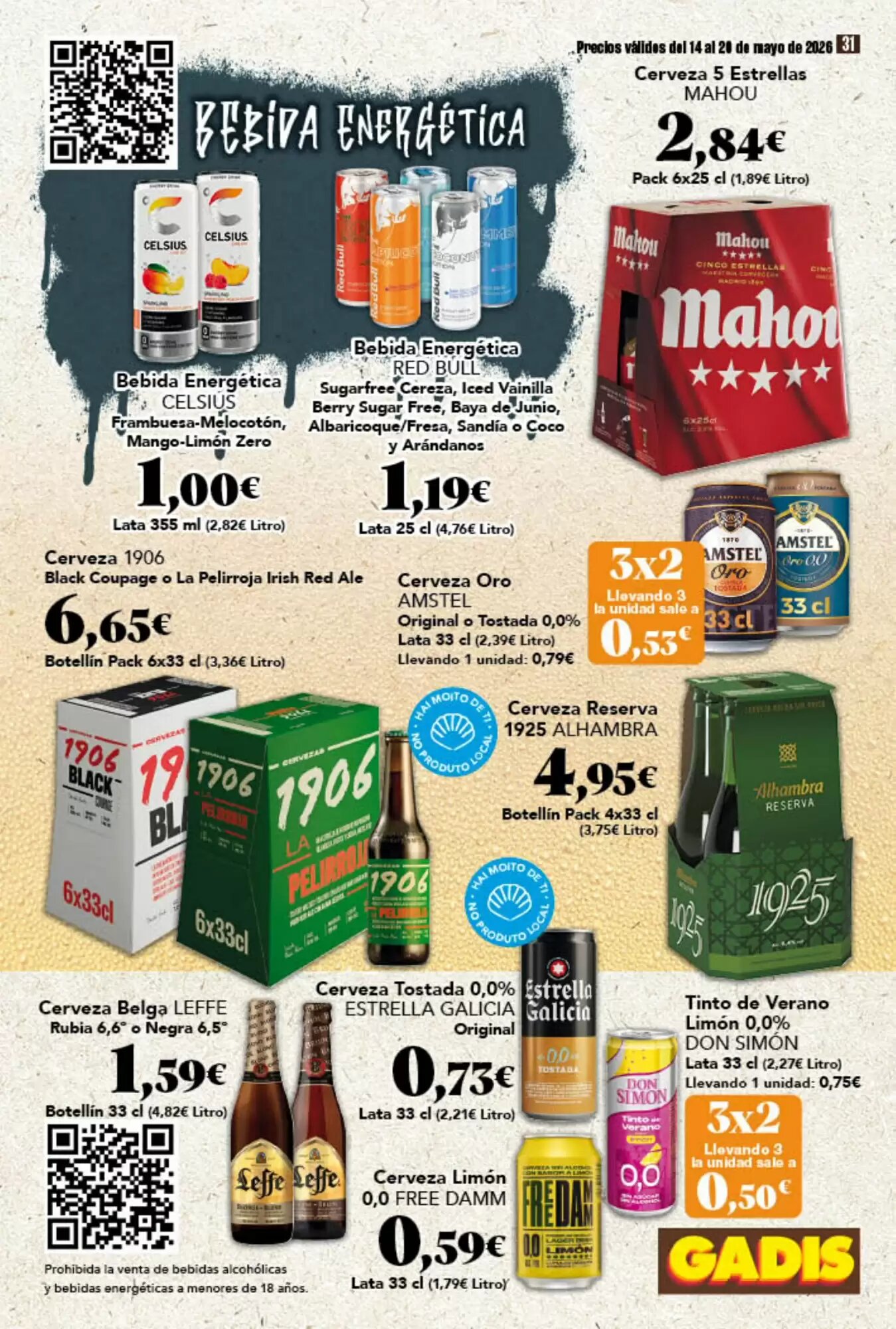 Folleto promocional de Gadis válido desde el 14/05/2026 - Página 31.