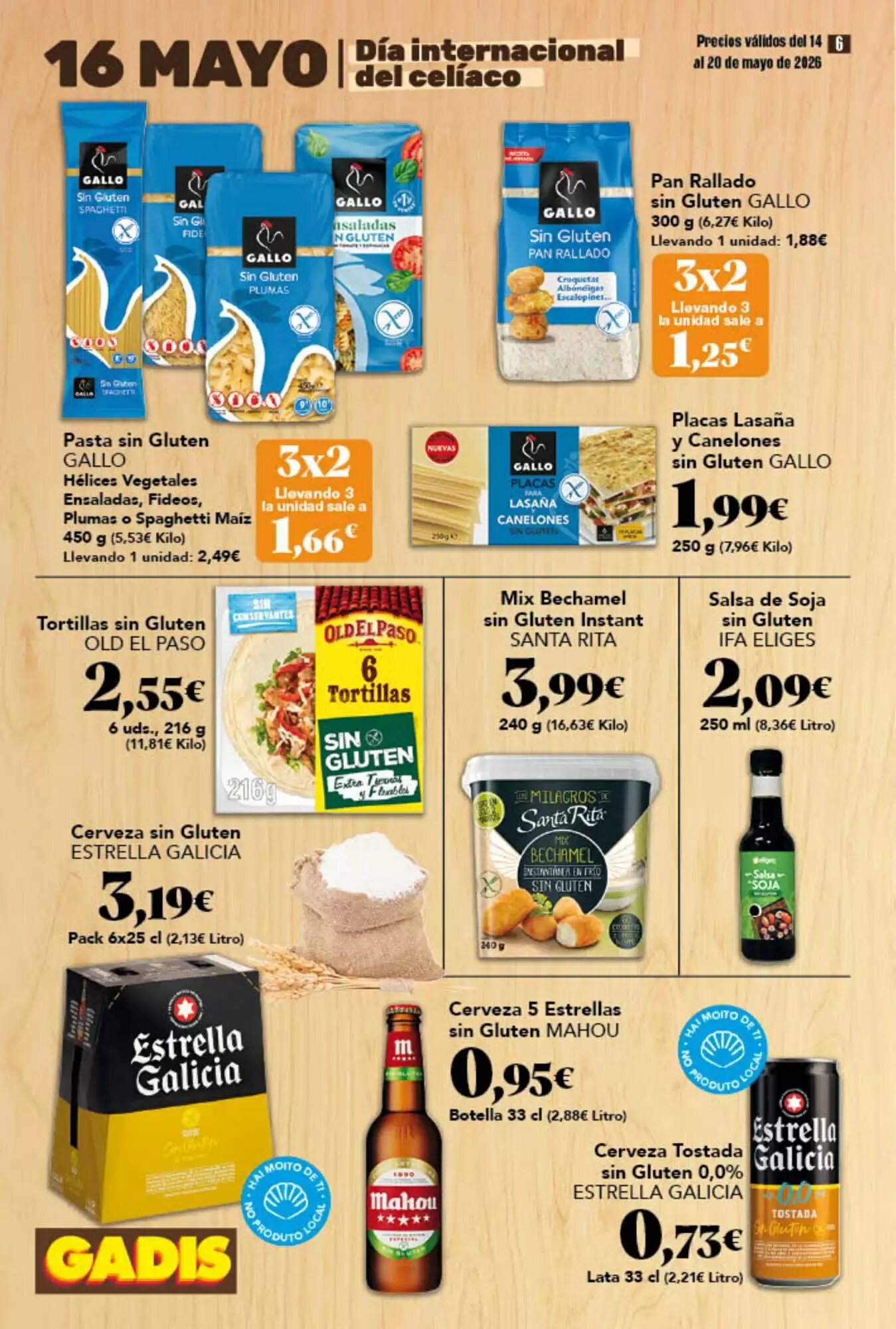 Folleto promocional de Gadis válido desde el 14/05/2026 - Página 6.