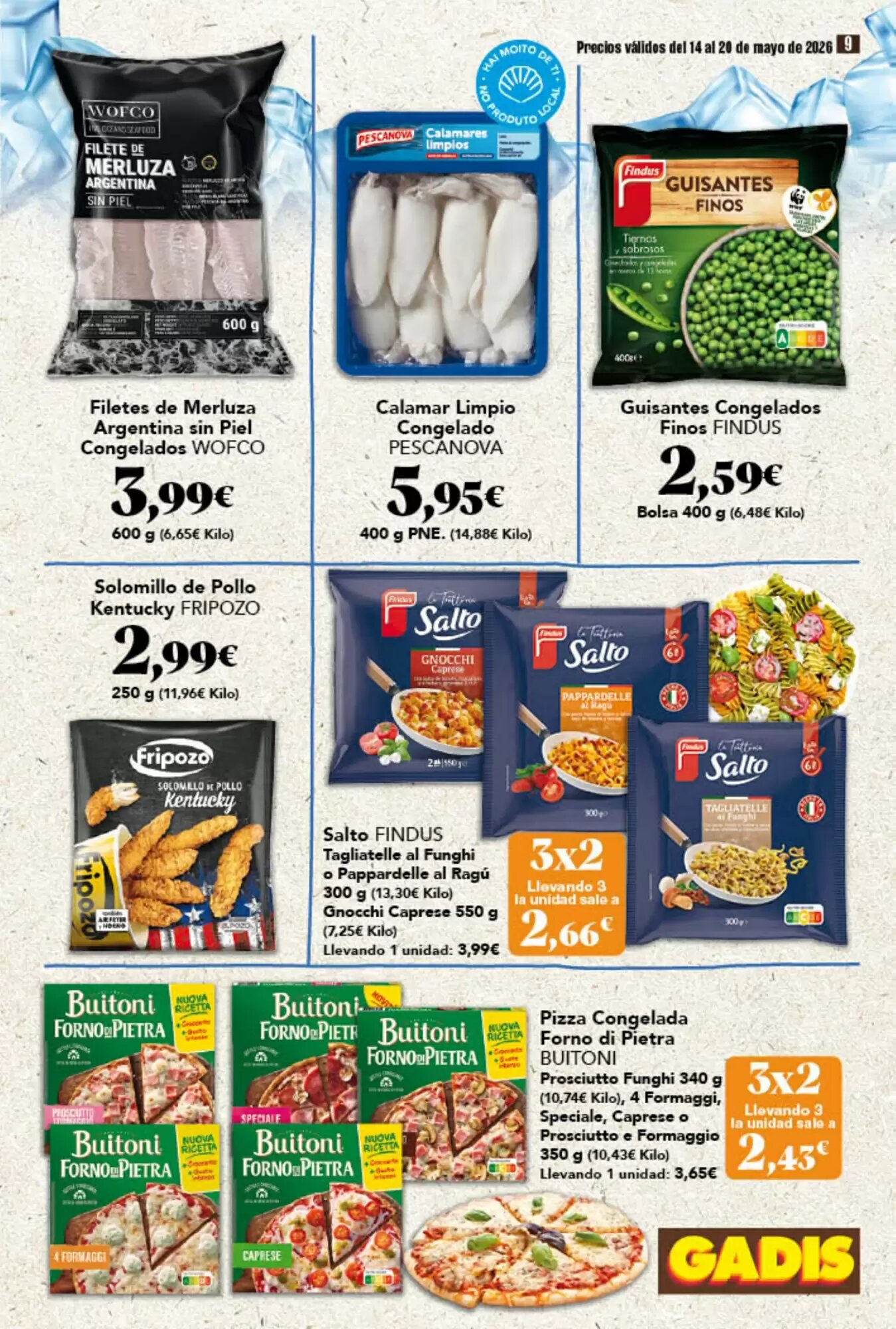 Folleto promocional de Gadis válido desde el 14/05/2026 - Página 9.