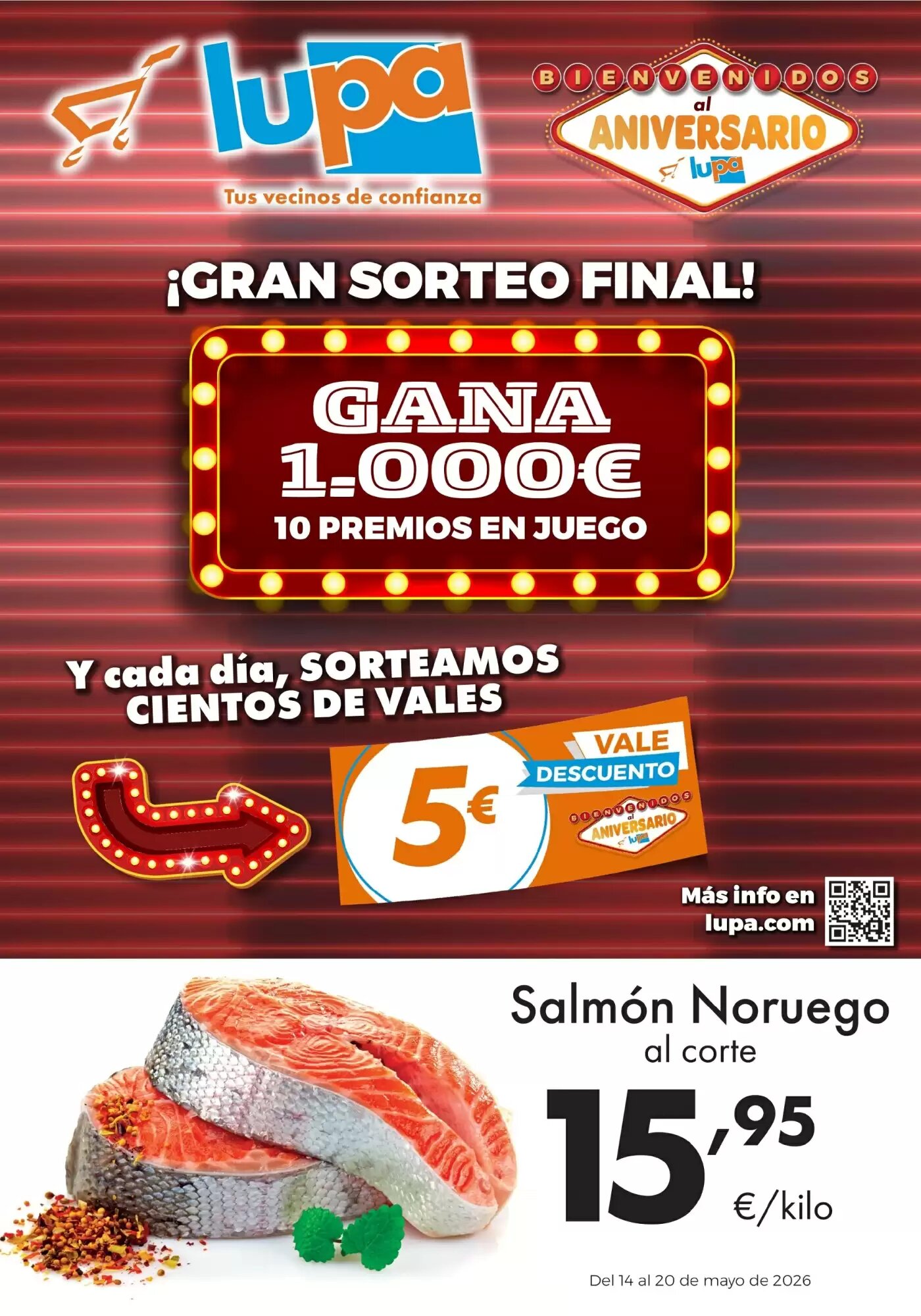 Folleto promocional de Lupa válido desde el 14/05/2026 - Página 1.